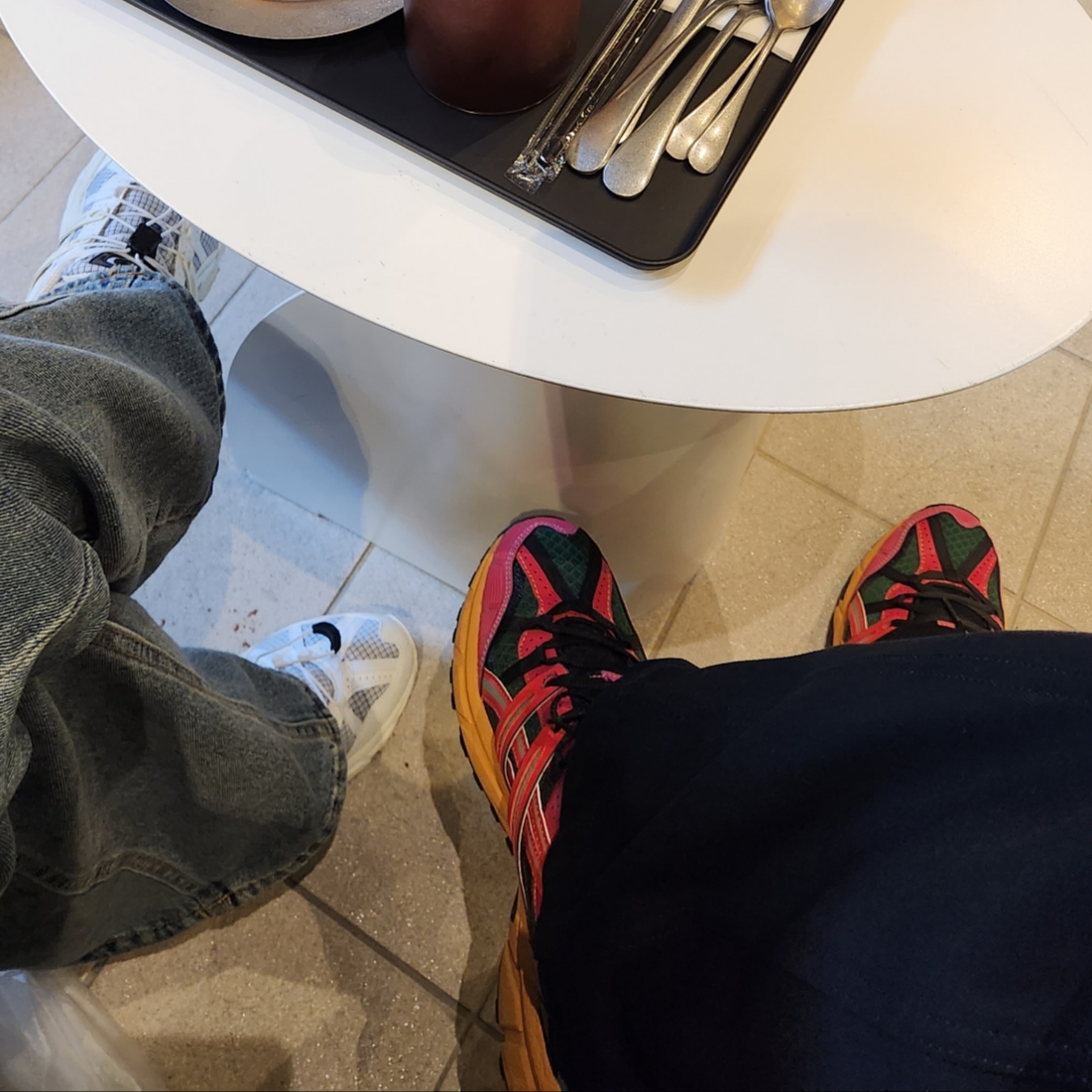 Asics x Andersson Bell Gel-Sonoma 15-50 Bright Rose Evergreen 착용 스타일