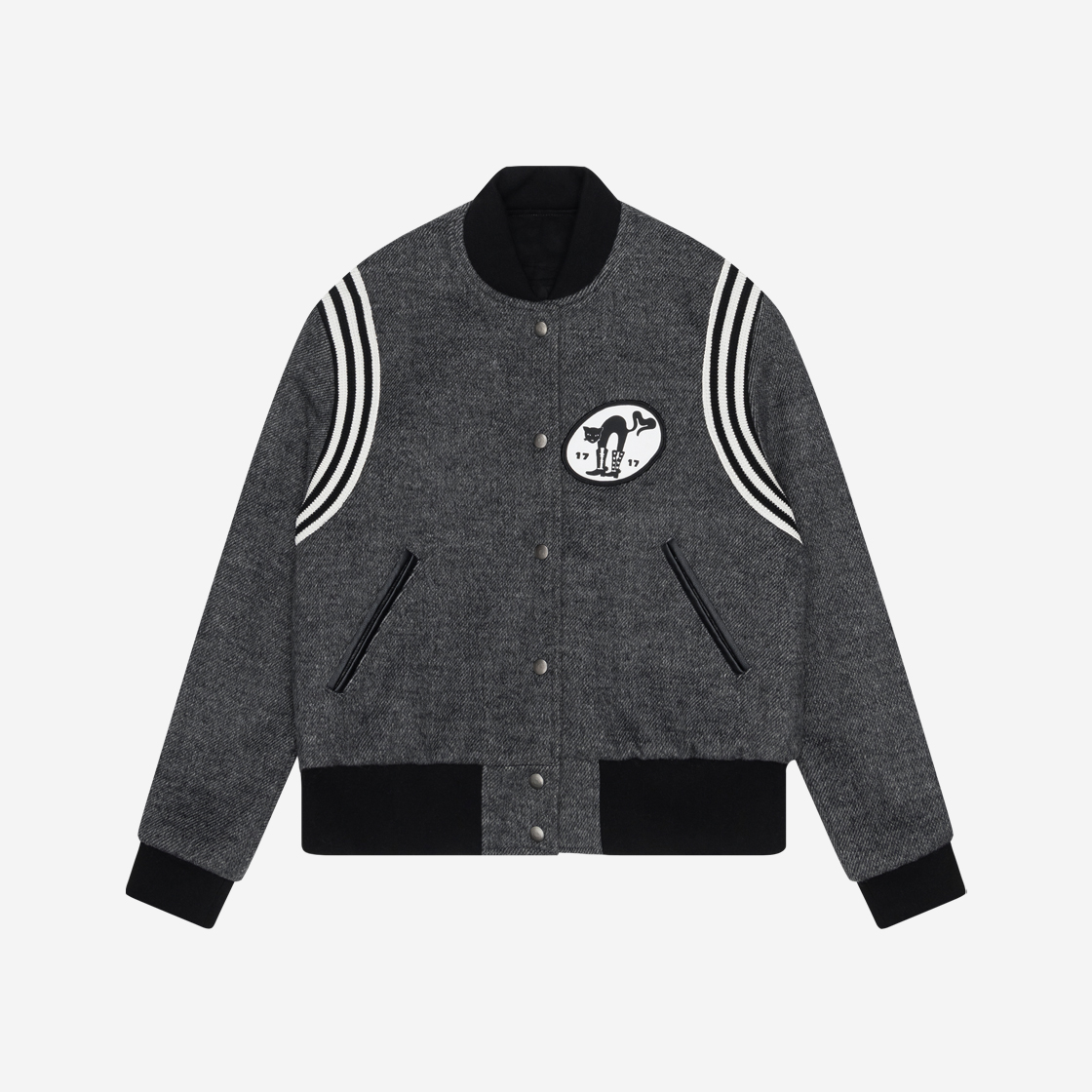 [예약 배송] 쿄 울 1717 바시티 자켓 믹스([예약 배송] Kyo Wool 1717 Varsity Jacket)