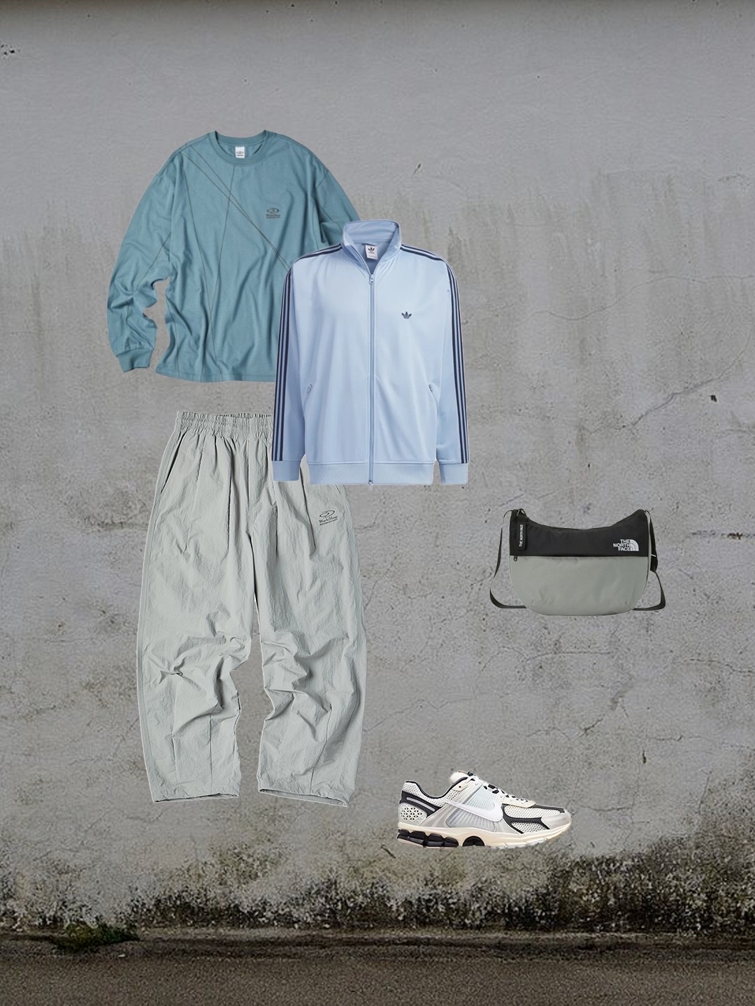 Adidas x Wales Bonner Knit Track Jacket Black - KR Sizing, New Balance ML610T Dark Mushroom - D Standard 착용 스타일 - 5