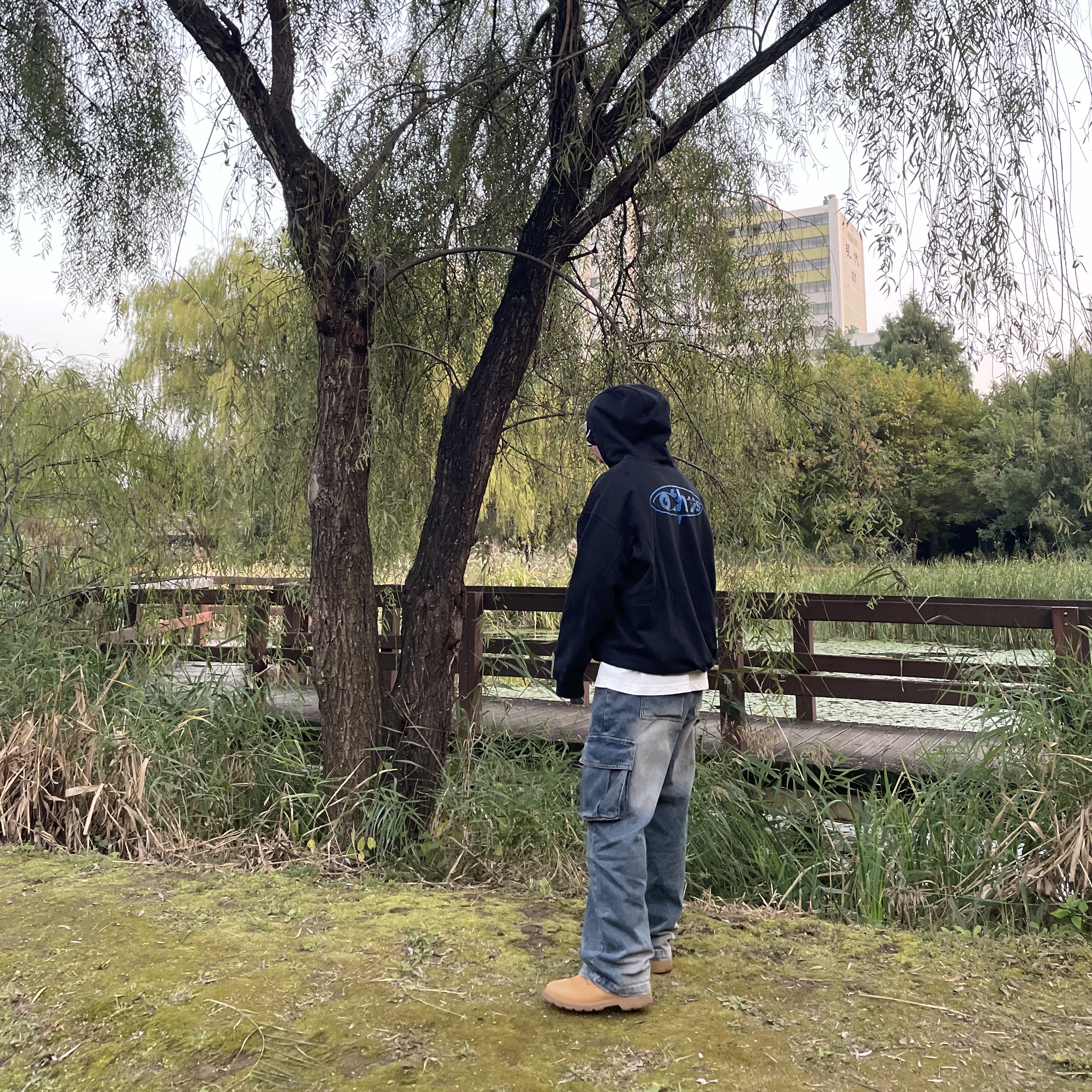 Nike x Off-White NRG Fleece Hoodie Black - Asia, Arc'teryx Bird Head Toque Orca 착용 스타일 - 2