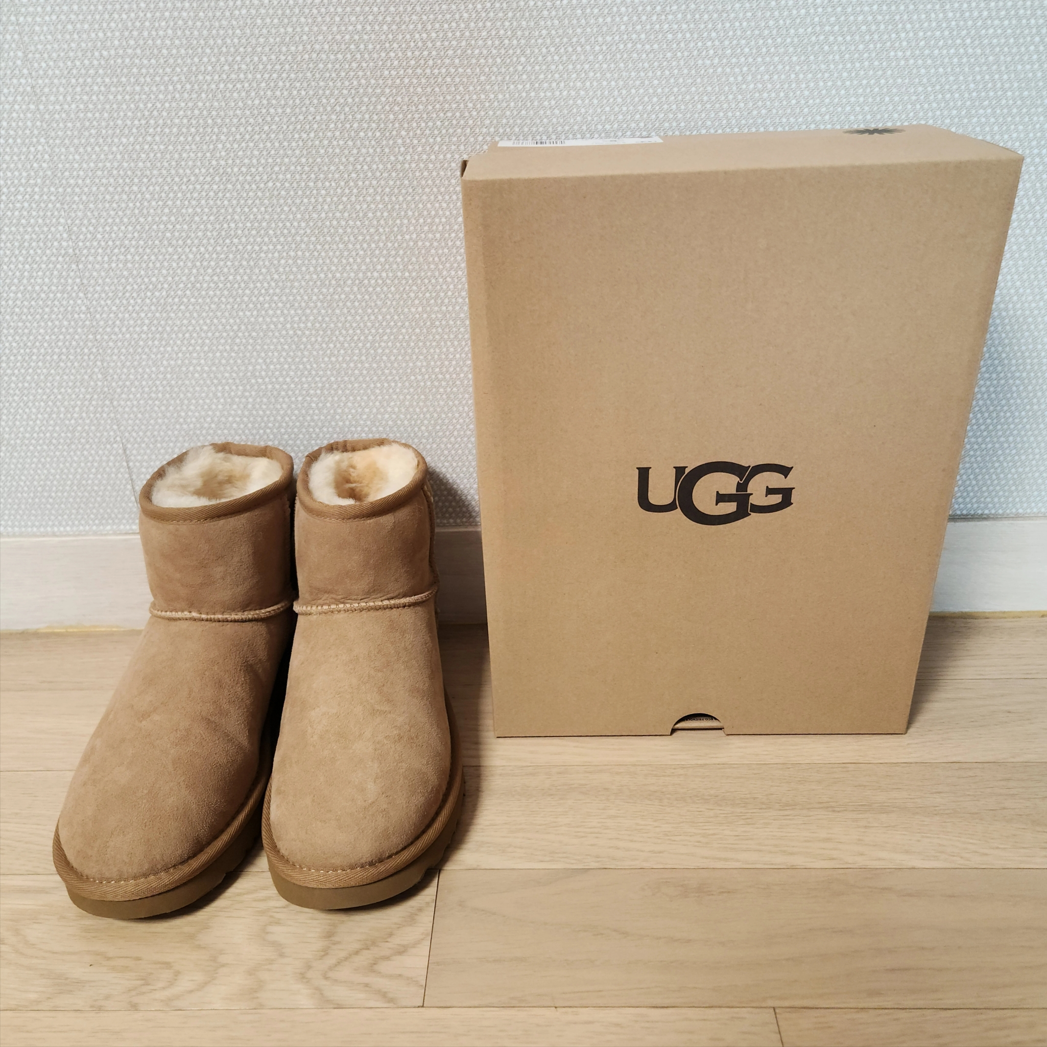 (W) UGG Classic Mini II Boots Chestnut 착용 스타일