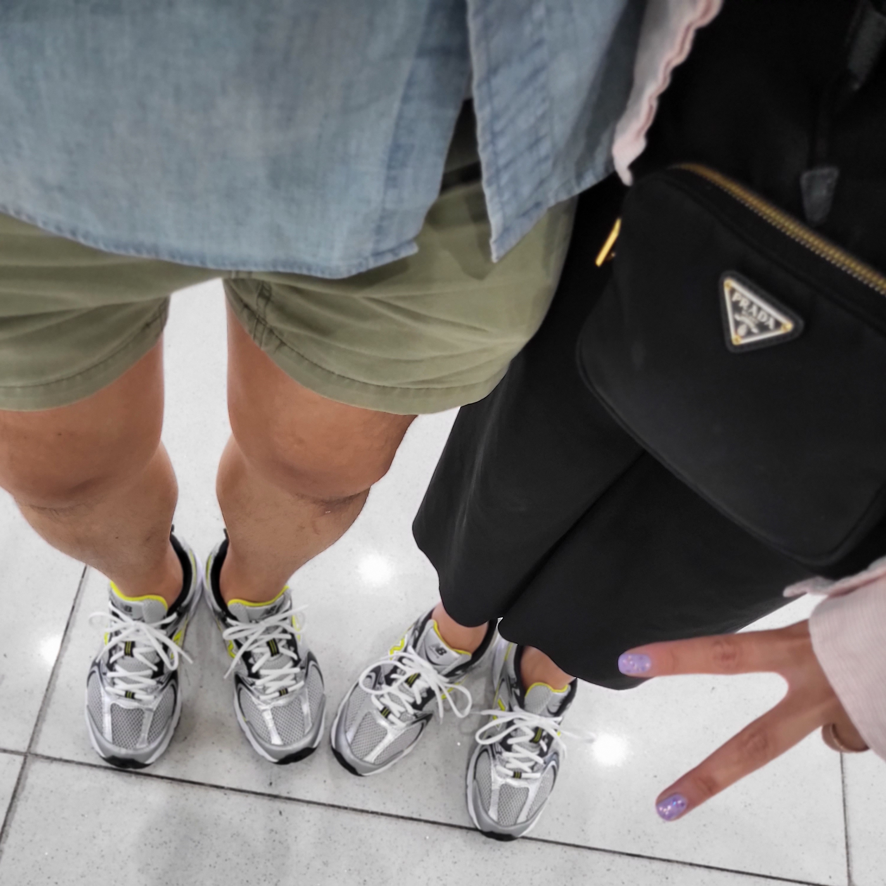 New Balance 530 Silver 착용 스타일 - 2