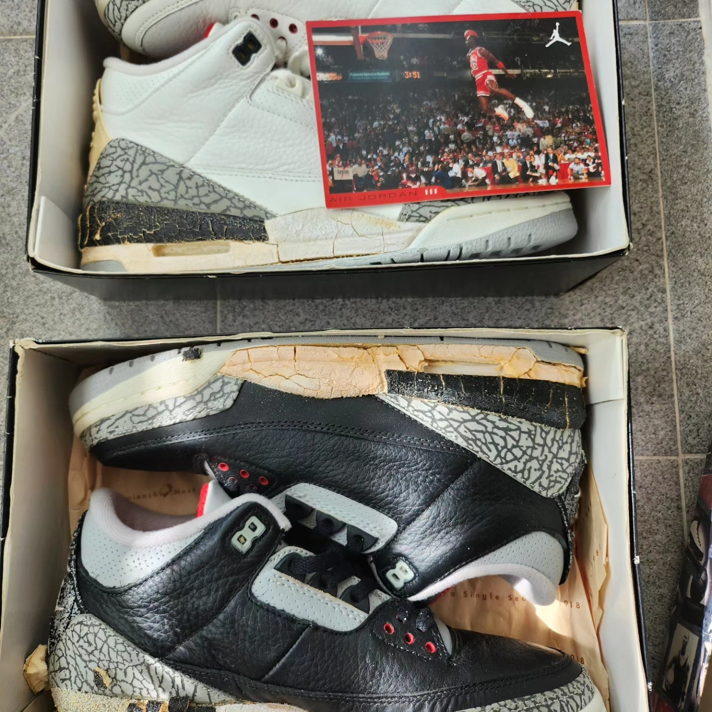 Jordan 3 Retro White Cement Reimagined 착용 스타일 - 7