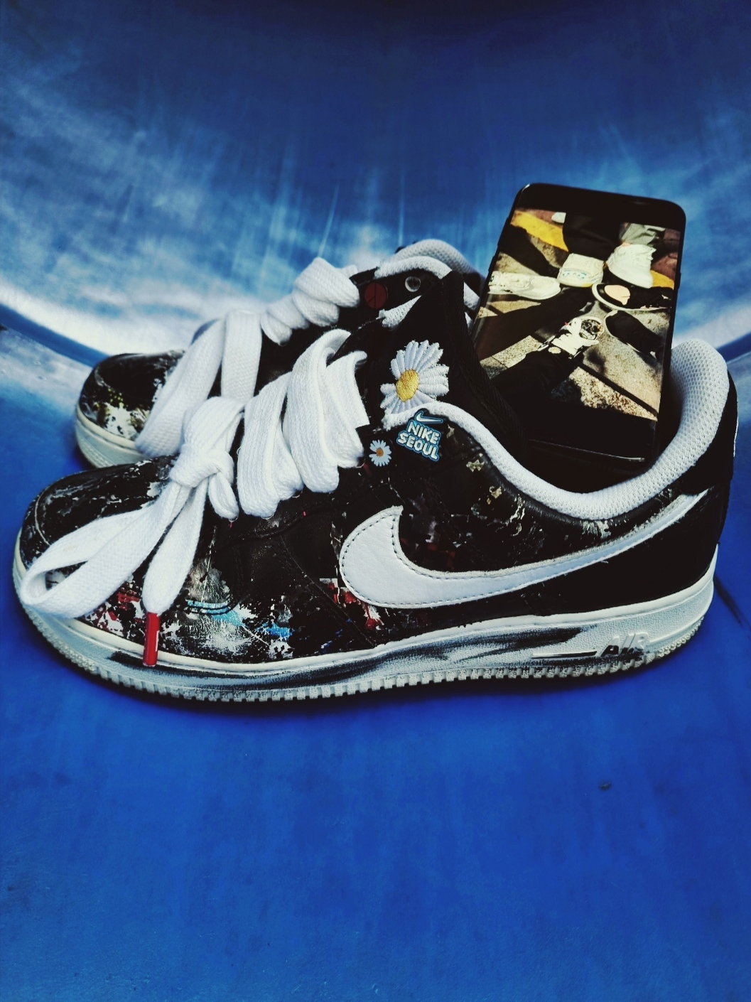 Nike x Peaceminusone Air Force 1 Low Para-Noise 착용 스타일 - 3