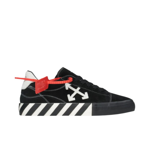 Off-White New Arrow Low Vulcanized Sneakers Black White - 20FW