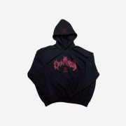 Undermycar x Emostanceclub Deremo Double Logo Oversized Hoodie Toreador - 23FW