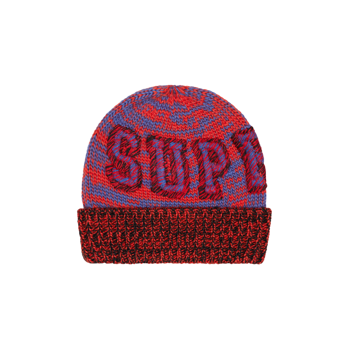 Supreme Twist Beanie Red - 23FW 상세 이미지 1