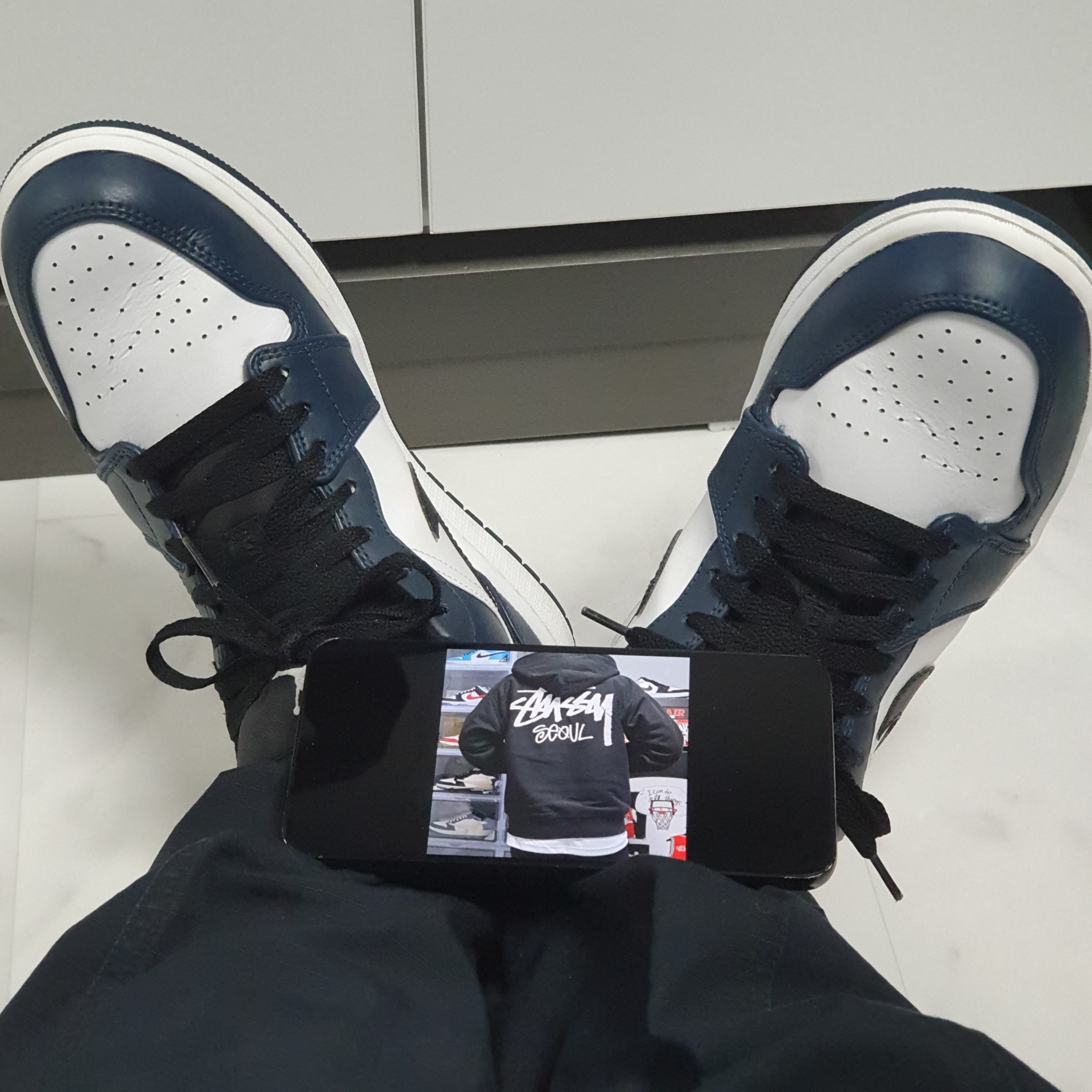 Jordan 1 Low Dark Teal 착용 스타일 - 2