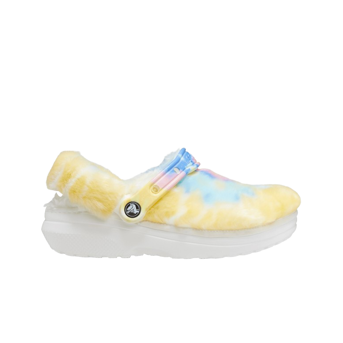 크록스 클래식 퍼 슈어 클로그 화이트 멀티(Crocs Classic Fur Sure Clog White Multi) - 1