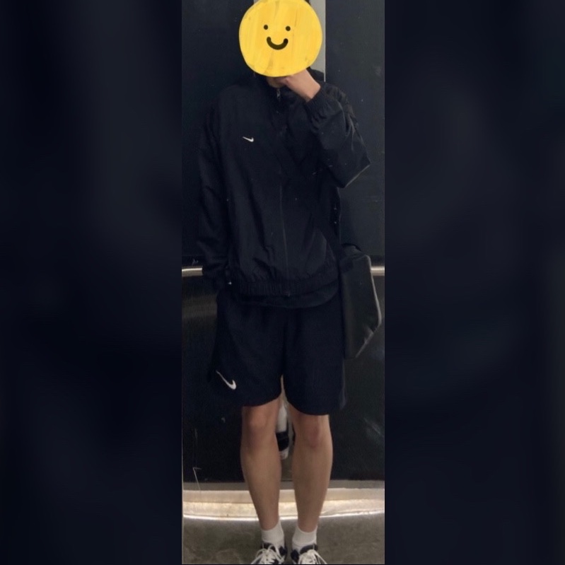 Nike NRG Solo Swoosh Woven Track Jacket Black - Asia 착용 스타일
