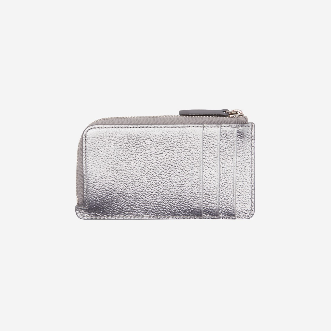 Vunque Magpie Zipper Card Wallet Flash Silver 상세 이미지 2