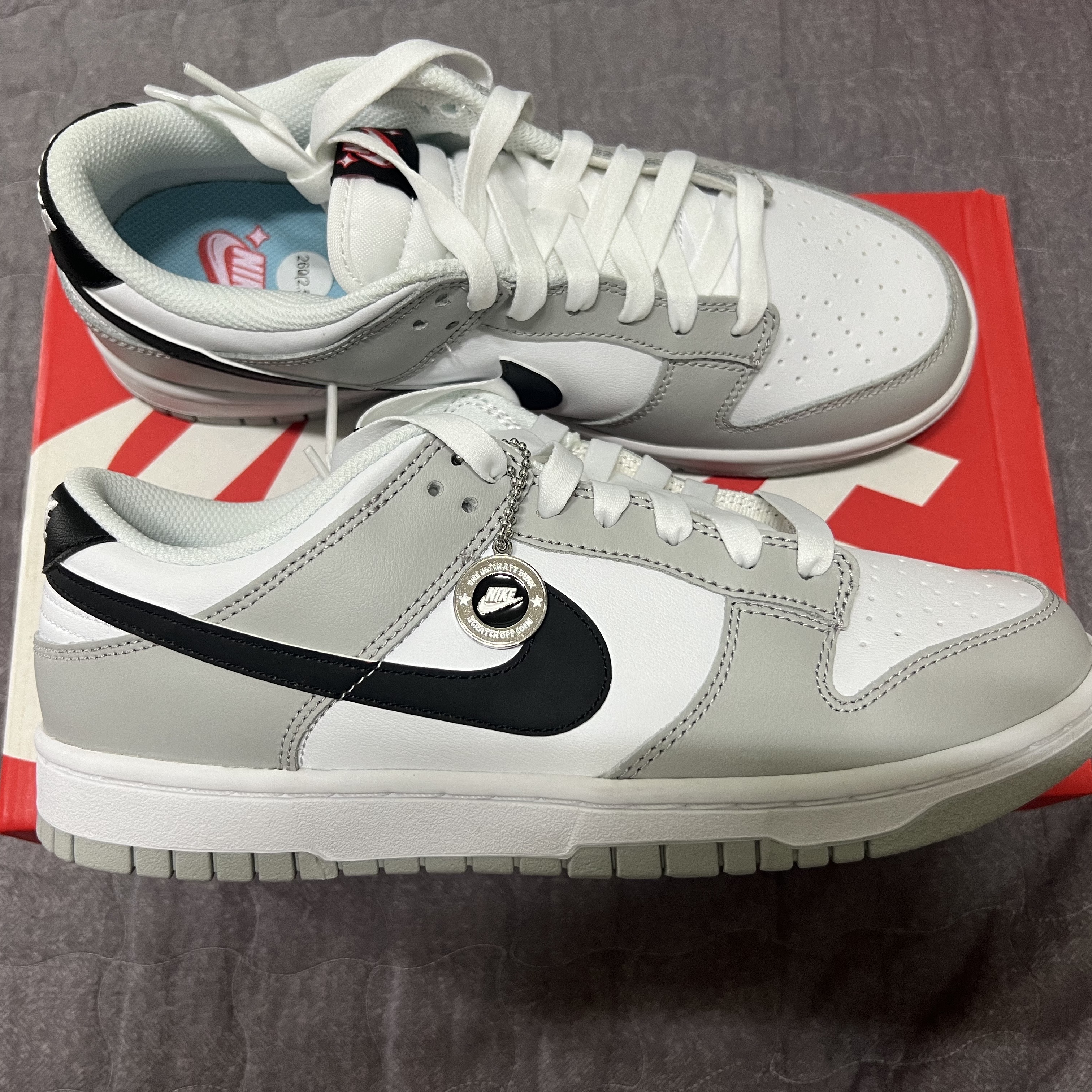 Nike Dunk Low Retro SE Jackpot Malachite, Nike Dunk Low Retro SE Jackpot Grey Fog 착용 스타일 - 2