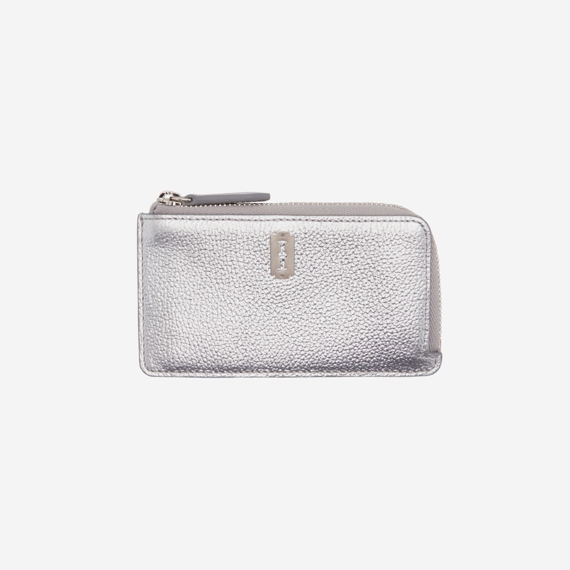 Vunque Magpie Zipper Card Wallet Flash Silver 상세 이미지 1