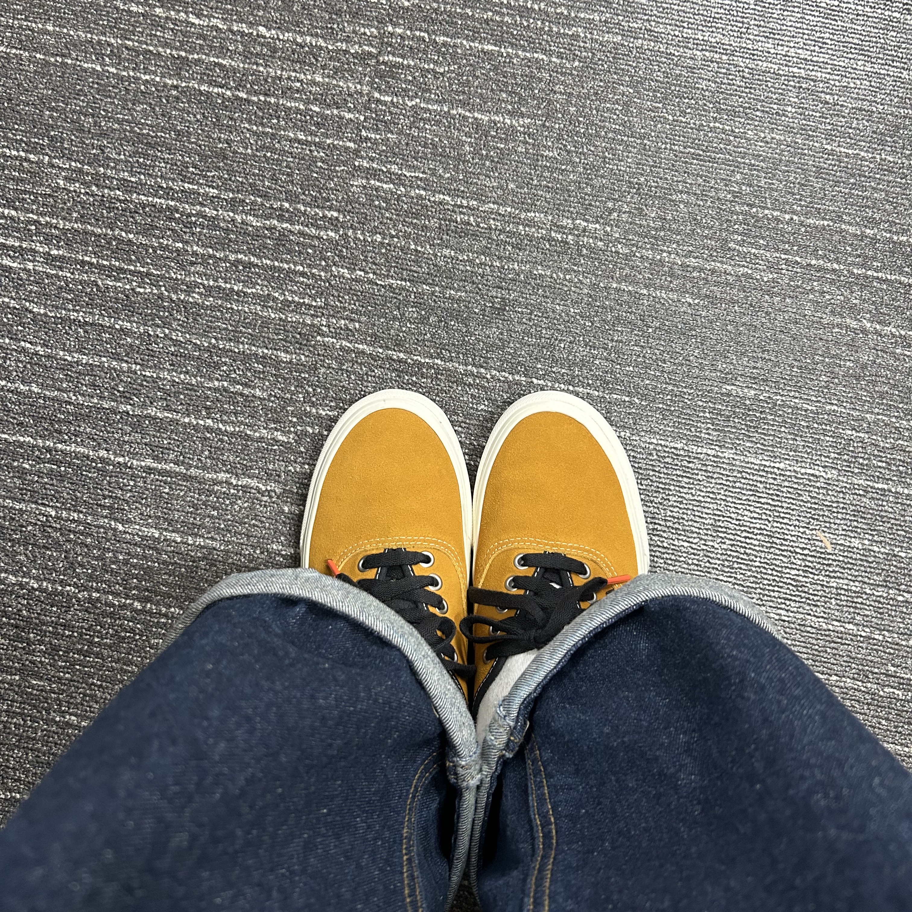 Vans Authentic Convert Growth Garden Sunflower 착용 스타일 - 1