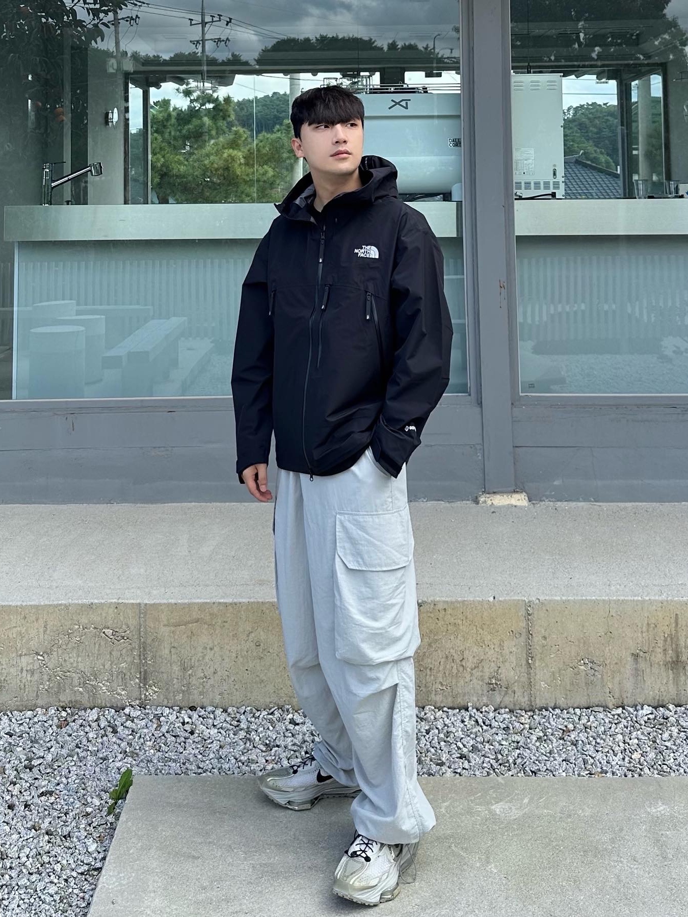 Nike x Matthew M Williams Zoom 004 Stone 착용 스타일 - 1