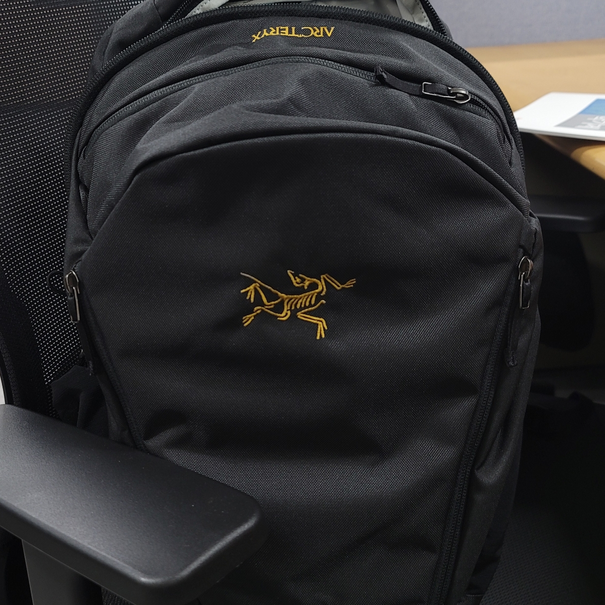 Arc'teryx Mantis 26 Backpack Black 착용 스타일 - 1