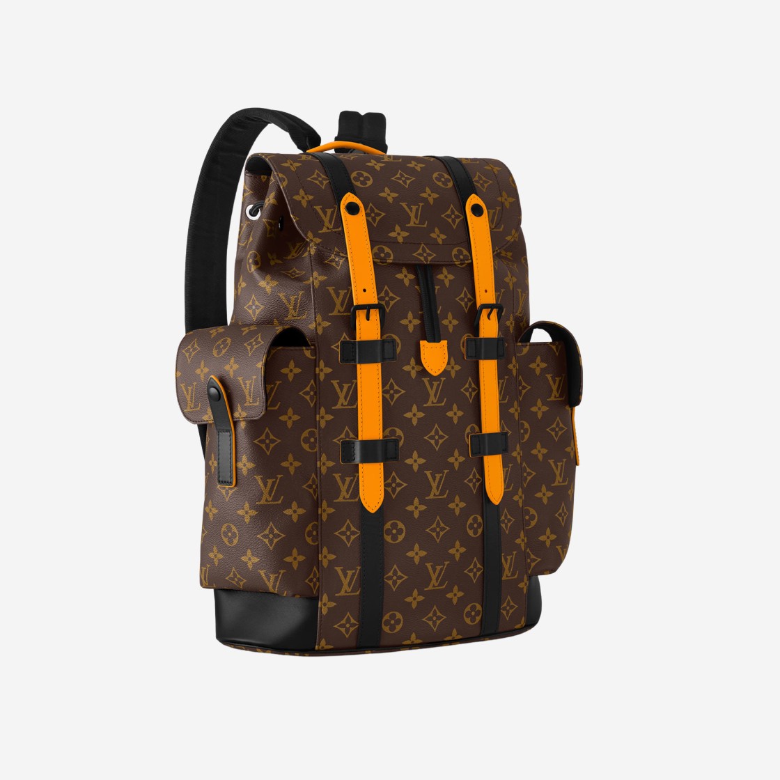 Louis Vuitton Christopher Mm Monogram Macassar Saffron Orange 상세 이미지 2