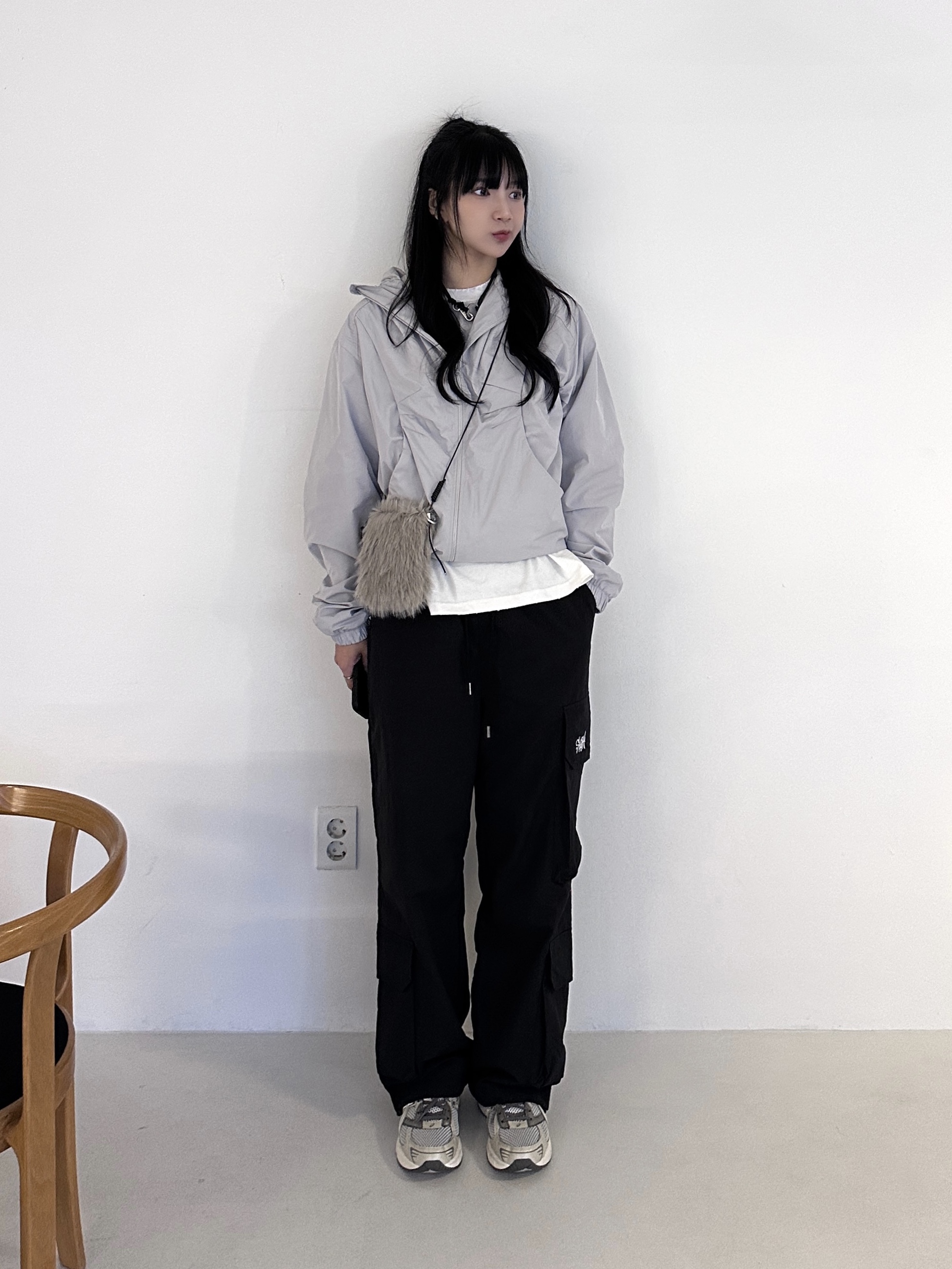 Our Legacy Ladon Leather Keychain Black, Asics Gel-1130 Birch Dark Taupe - Korea Exclusive 착용 스타일 - 2