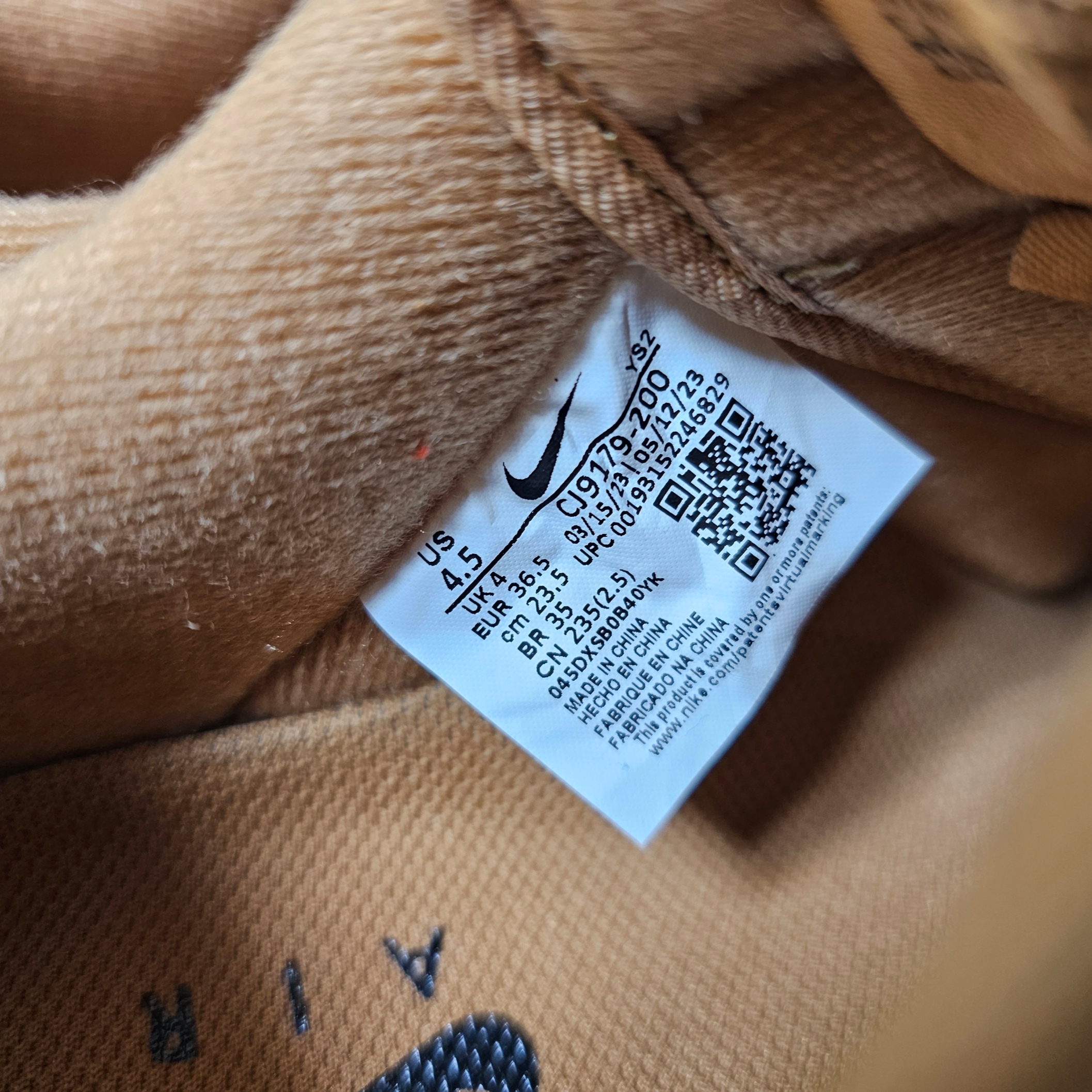 Nike Air Force 1 '07 WB Flax 착용 스타일 - 8