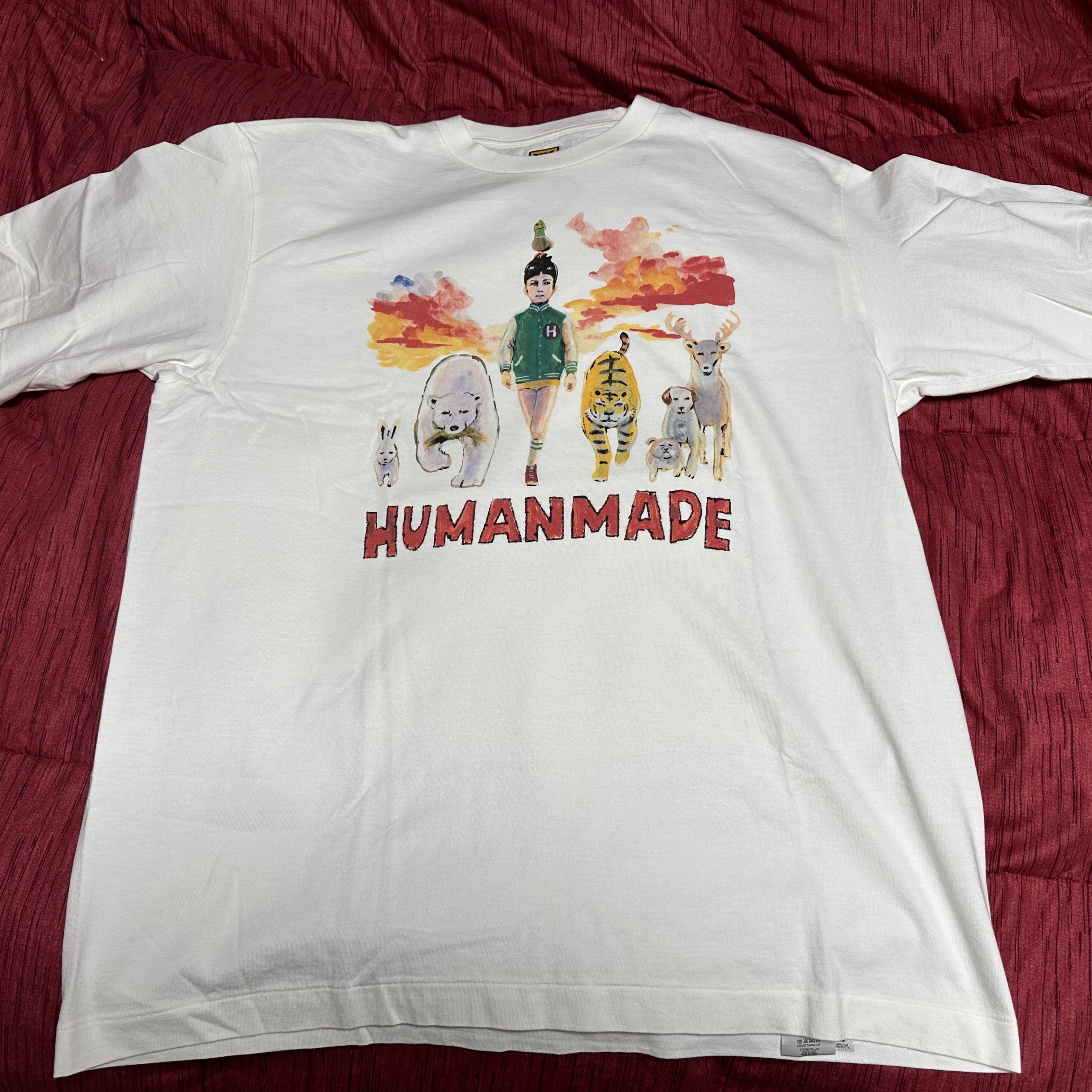 Human Made Keiko Sootome T-Shirt #12 White 착용 스타일