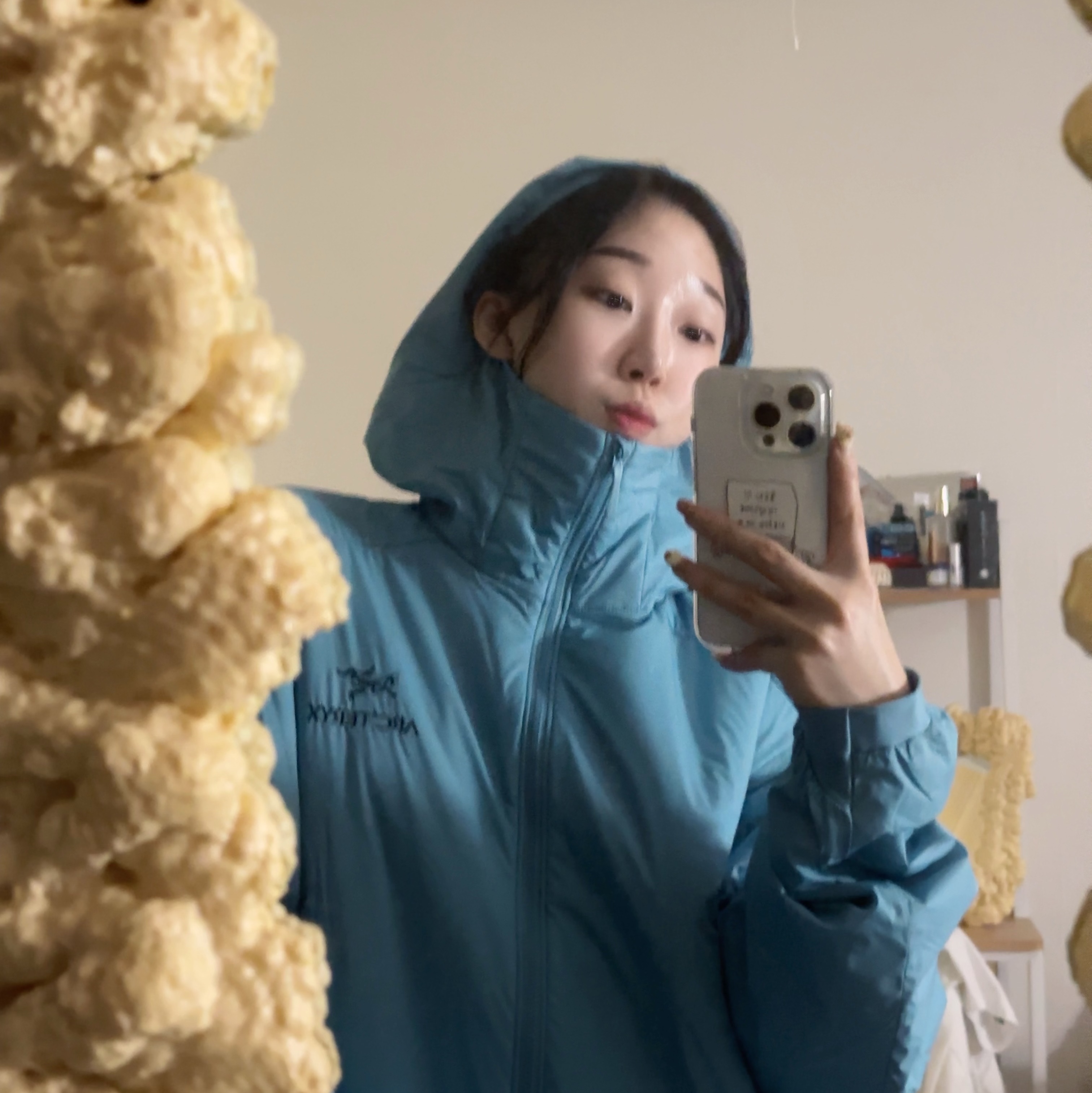 Arc'teryx Atom LT Hoody Solace 착용 스타일