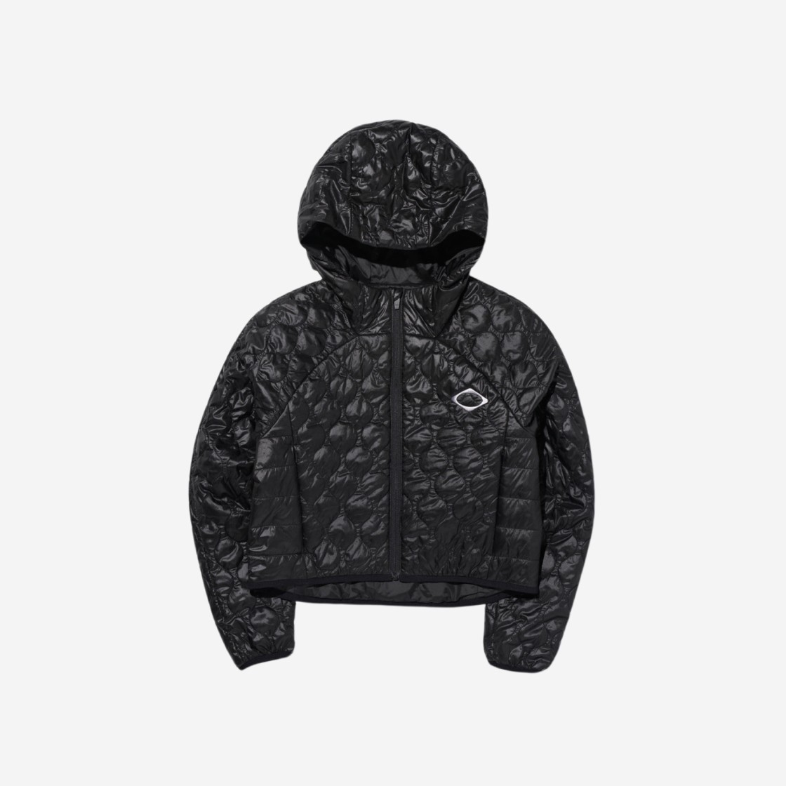 (W) Mischief Rhombus Quilted Jacket Black 상세 이미지 1