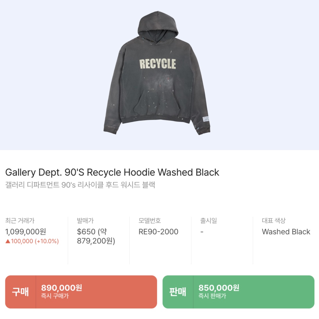 Maison Mihara Yasuhiro Words Balloon Printed Hoodie Green, Gallery Dept. 90'S Recycle Hoodie Washed Black 착용 스타일 - 9