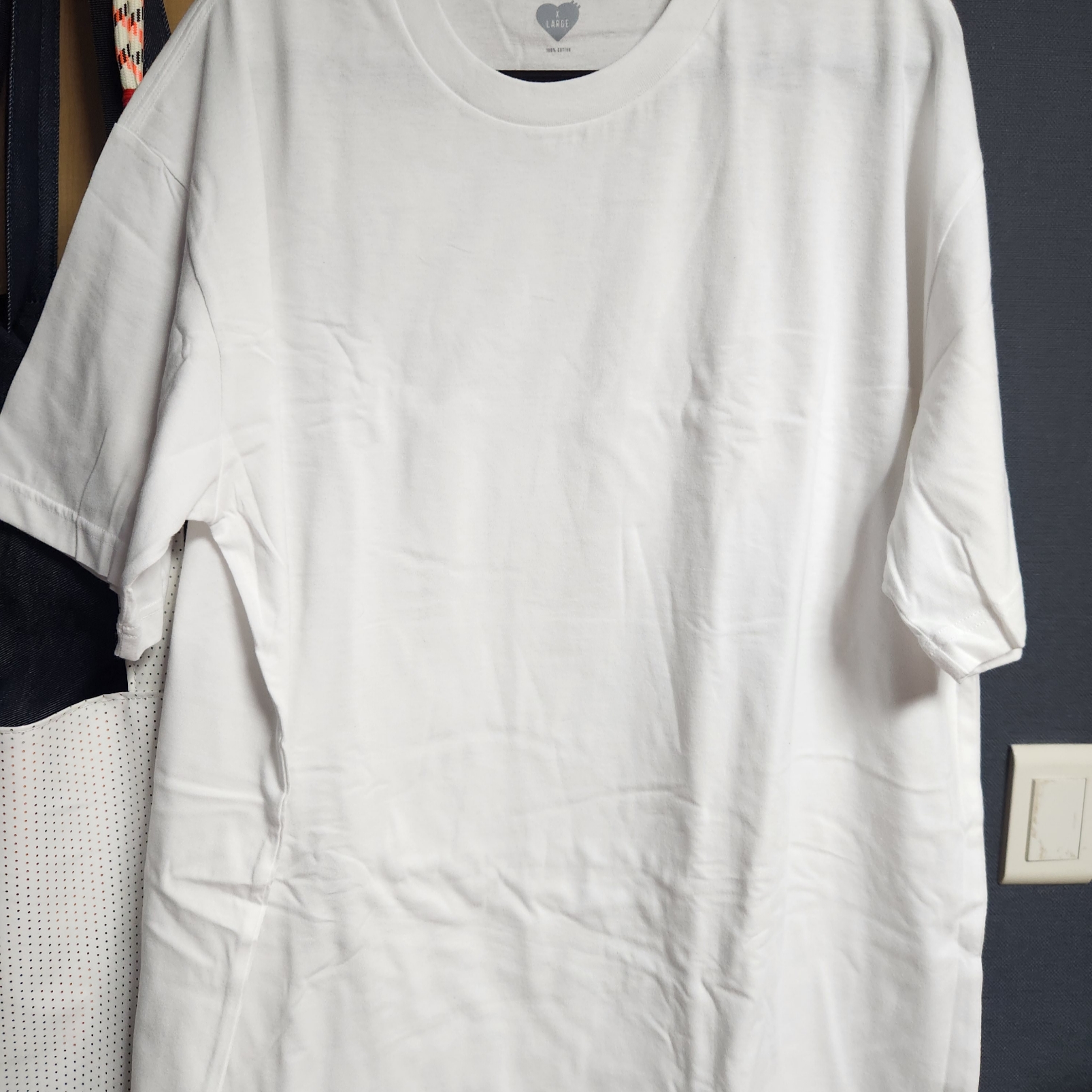 Human Made T-Shirts White (3 Pack) 착용 스타일