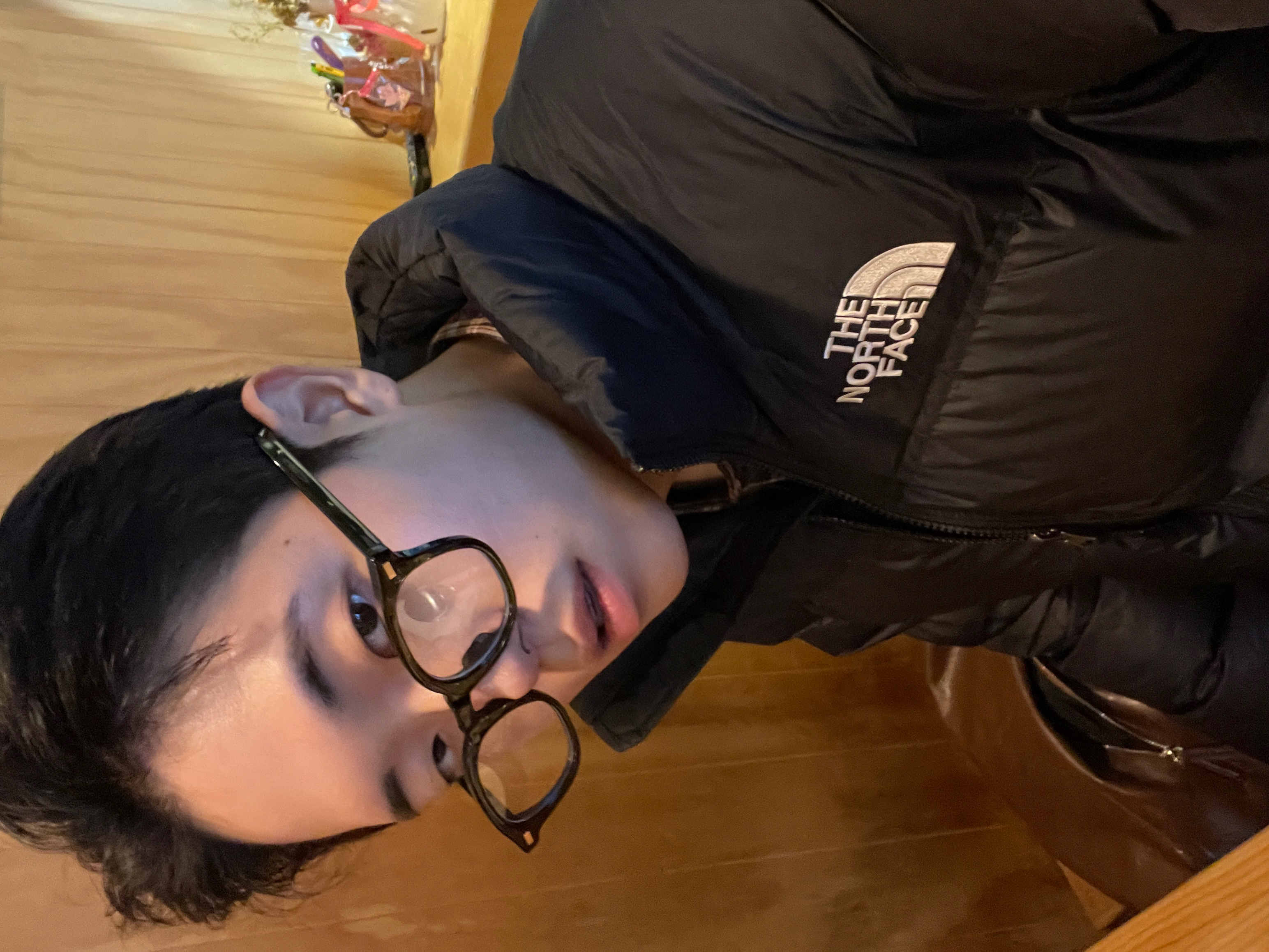The North Face 1996 Eco Nuptse Jacket Black 착용 스타일