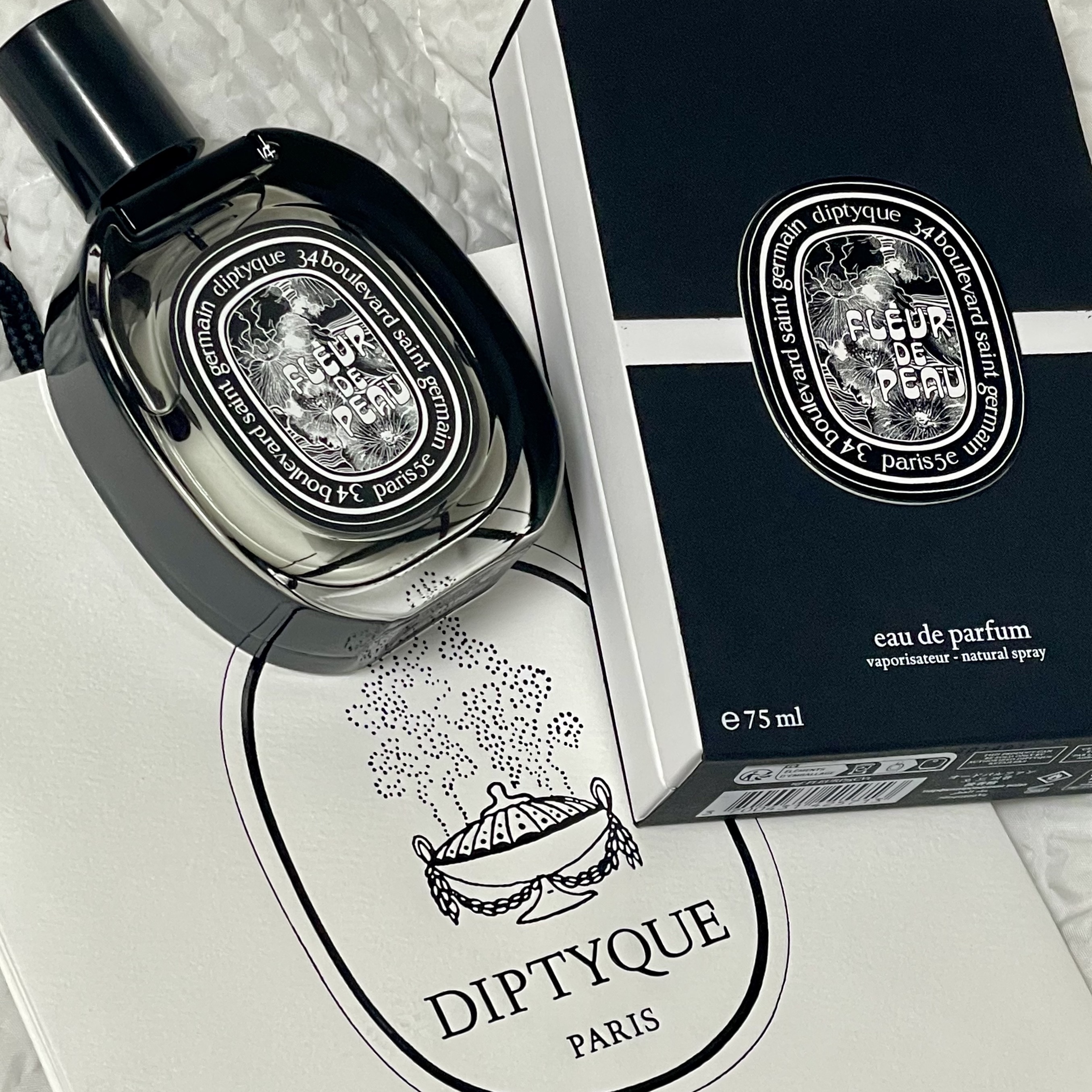 Diptyque Fleur De Peau Eau De Parfum 75ml 착용 스타일