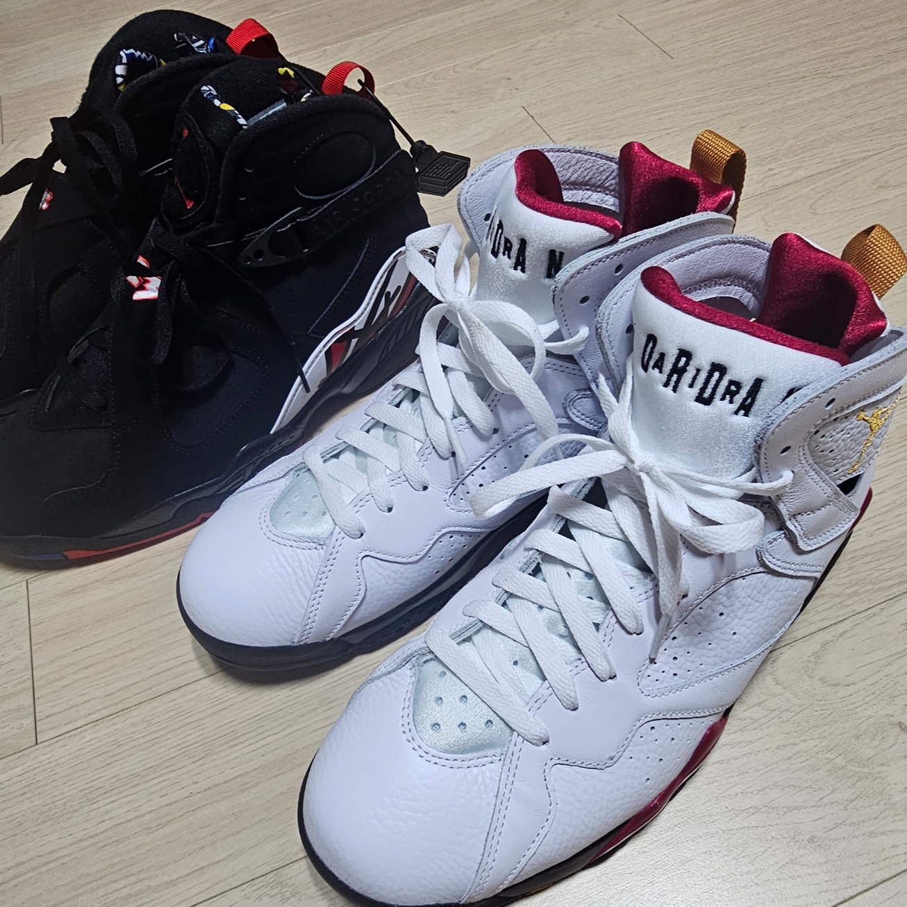Jordan 8 Retro Playoffs 2023 착용 스타일 - 3