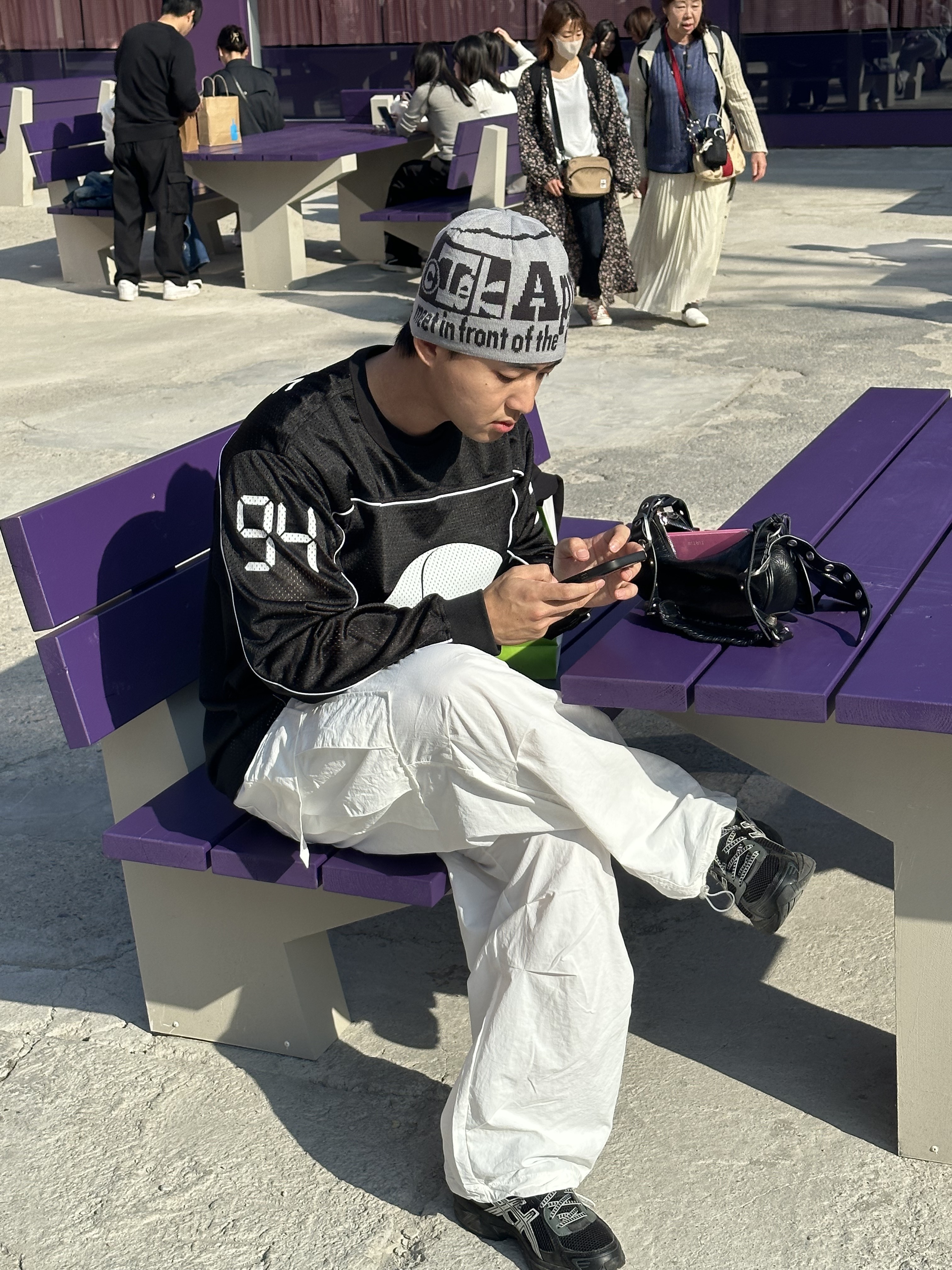 Supreme x Bounty Hunter Mesh Moto Jersey Black - 23FW, Asics Gel-1130 Black Glacier Grey - Folder Exclusive 착용 스타일 - 1