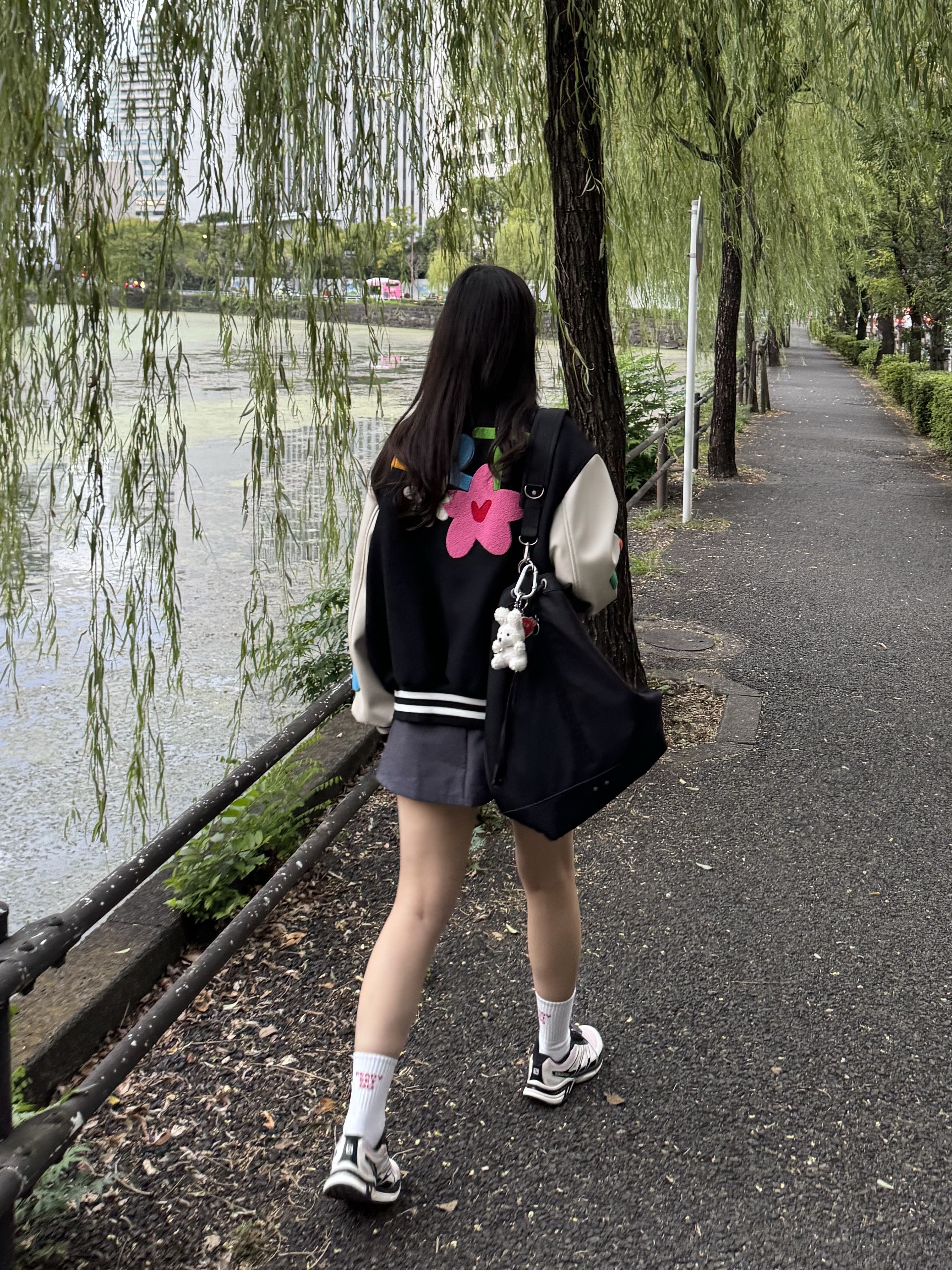 Salomon XT-Wings 2 Cradle Pink 착용 스타일