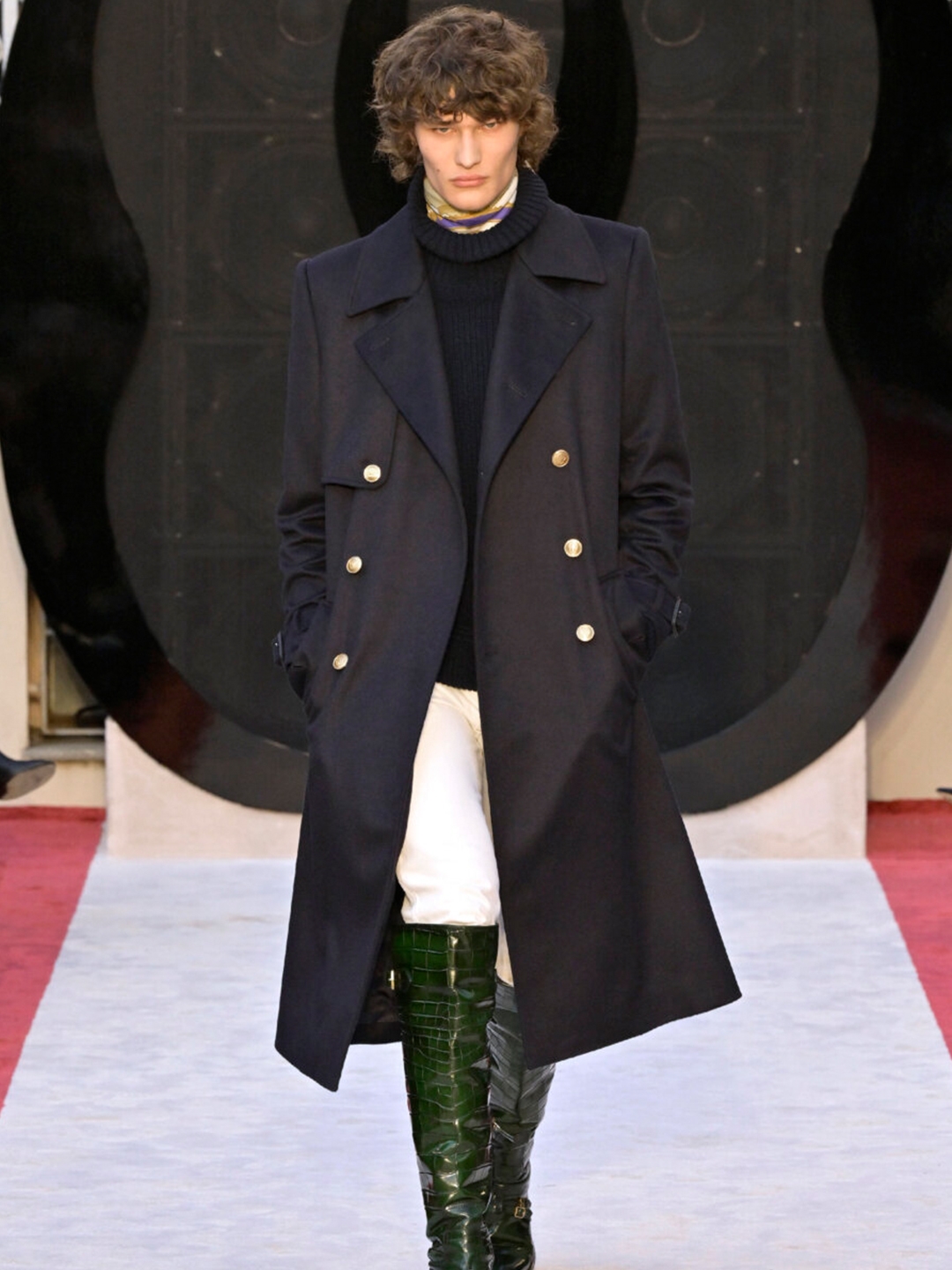 Our Legacy Hairy Wool Whale Coat Black, Arc'teryx Veilance Spere Tech Wool Blazer Black Heather 착용 스타일 - 2
