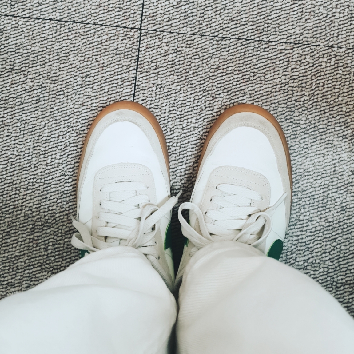 Nike x J.Crew Killshot 2 Lucid Green 착용 스타일