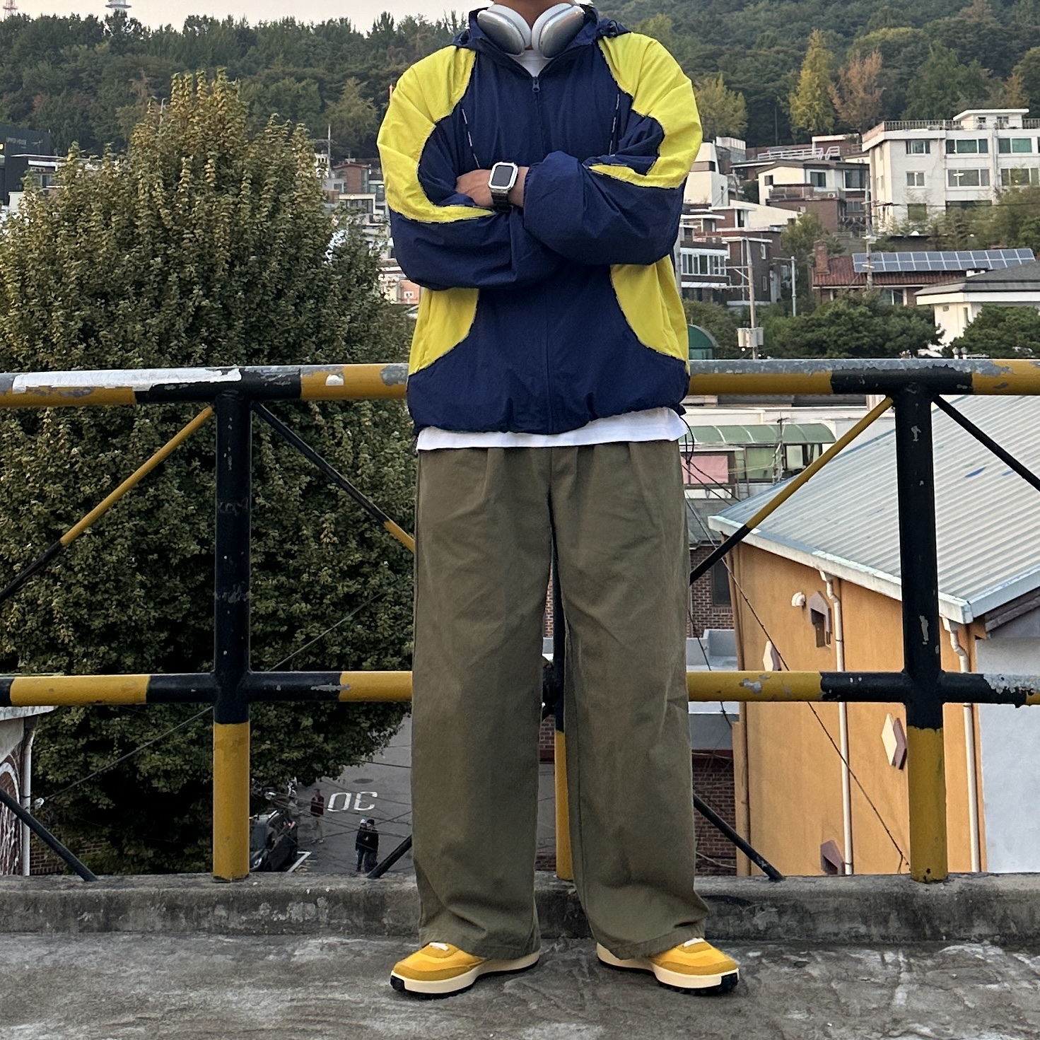 Supreme Logo Piping Hooded Track Jacket Navy - 23FW, Nike x Tom Sachs General Purpose Shoe Archive 착용 스타일 - 1
