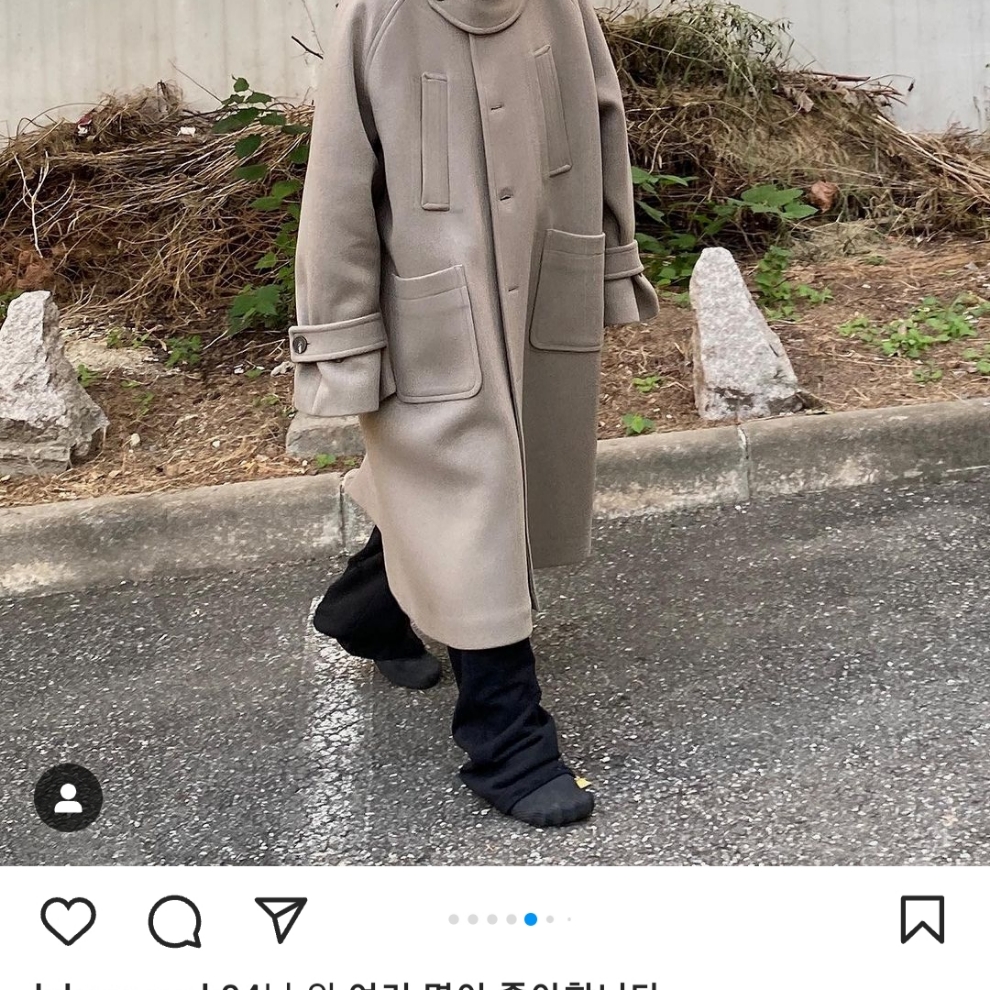Undermycar Majanne Multi Button Oversized Wool Coat Kelp - 22FW, Undermycar Legion.02 Balmacaan Oversized Wool Coat Black 착용 스타일