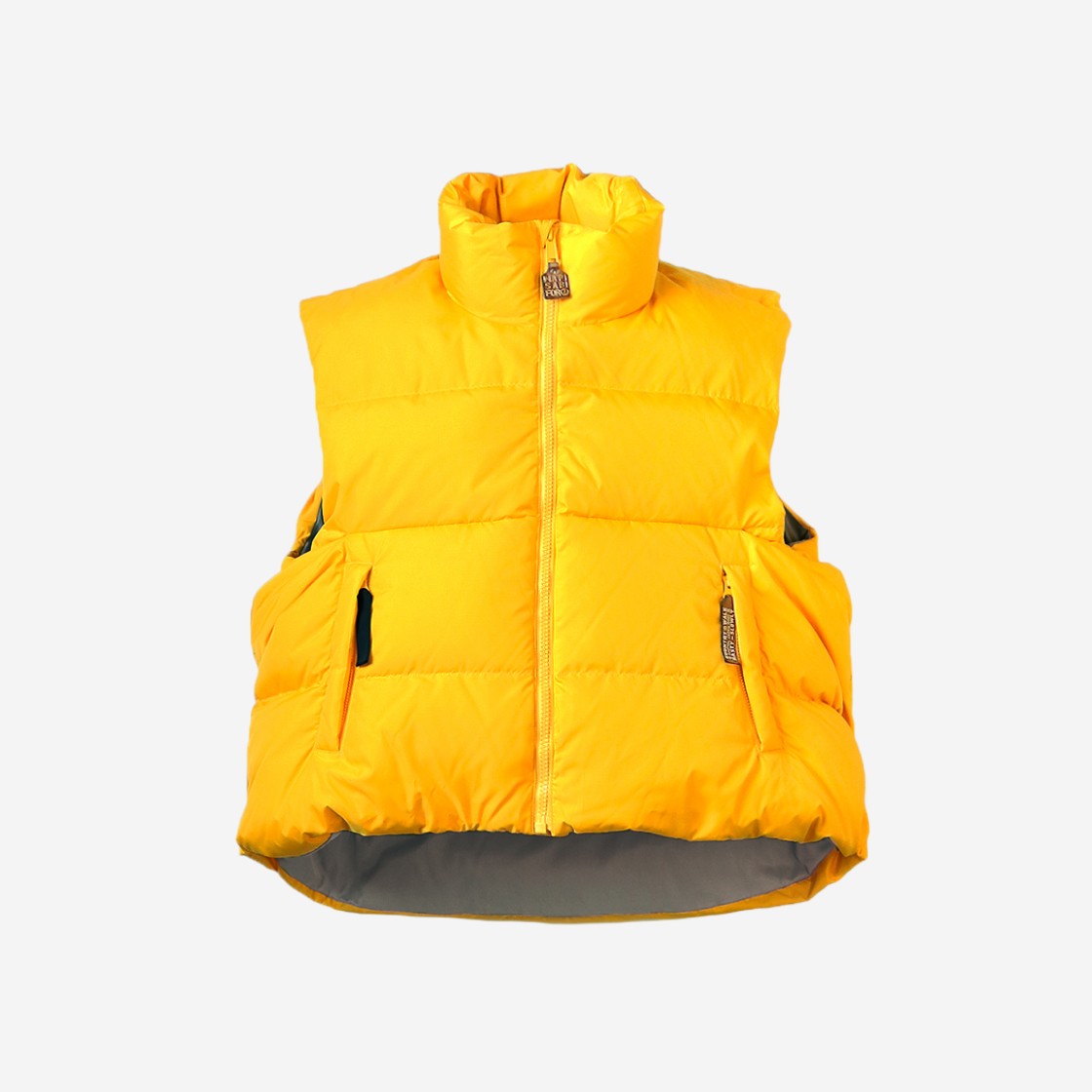 Kapital Ripstop Nylon Down Burger Keel Vest Yellow 상세 이미지 1