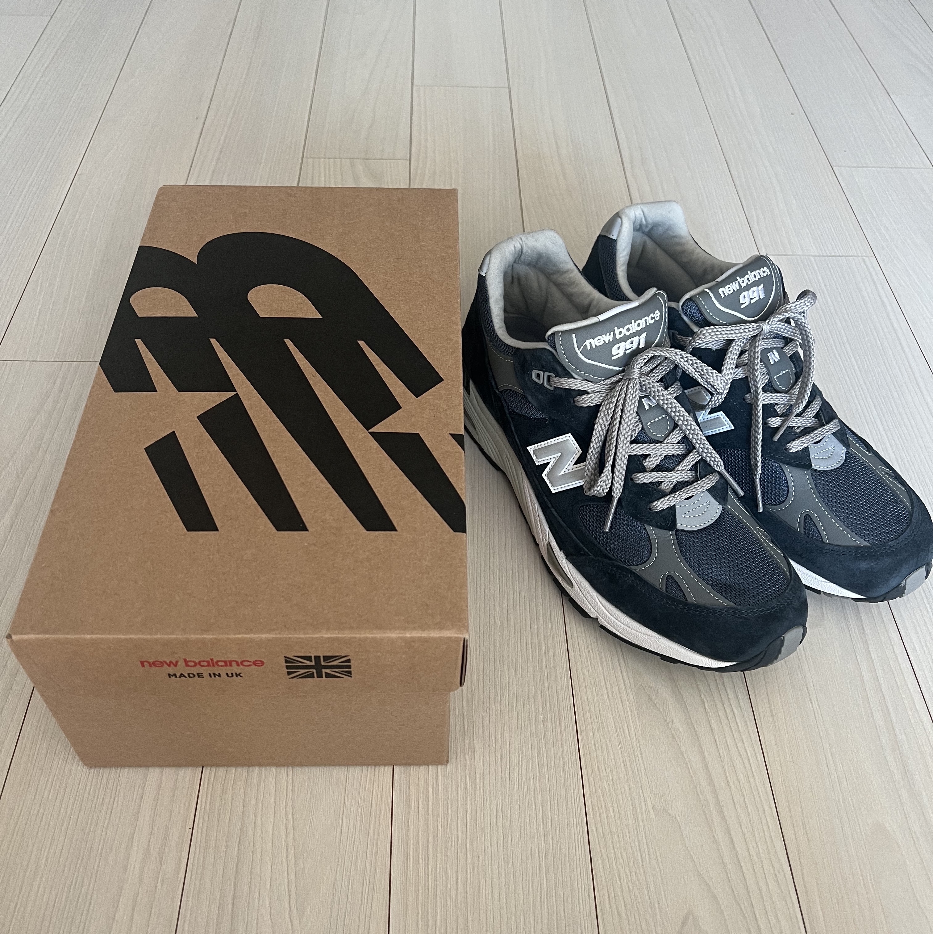 New Balance 991 Made in UK Navy 착용 스타일