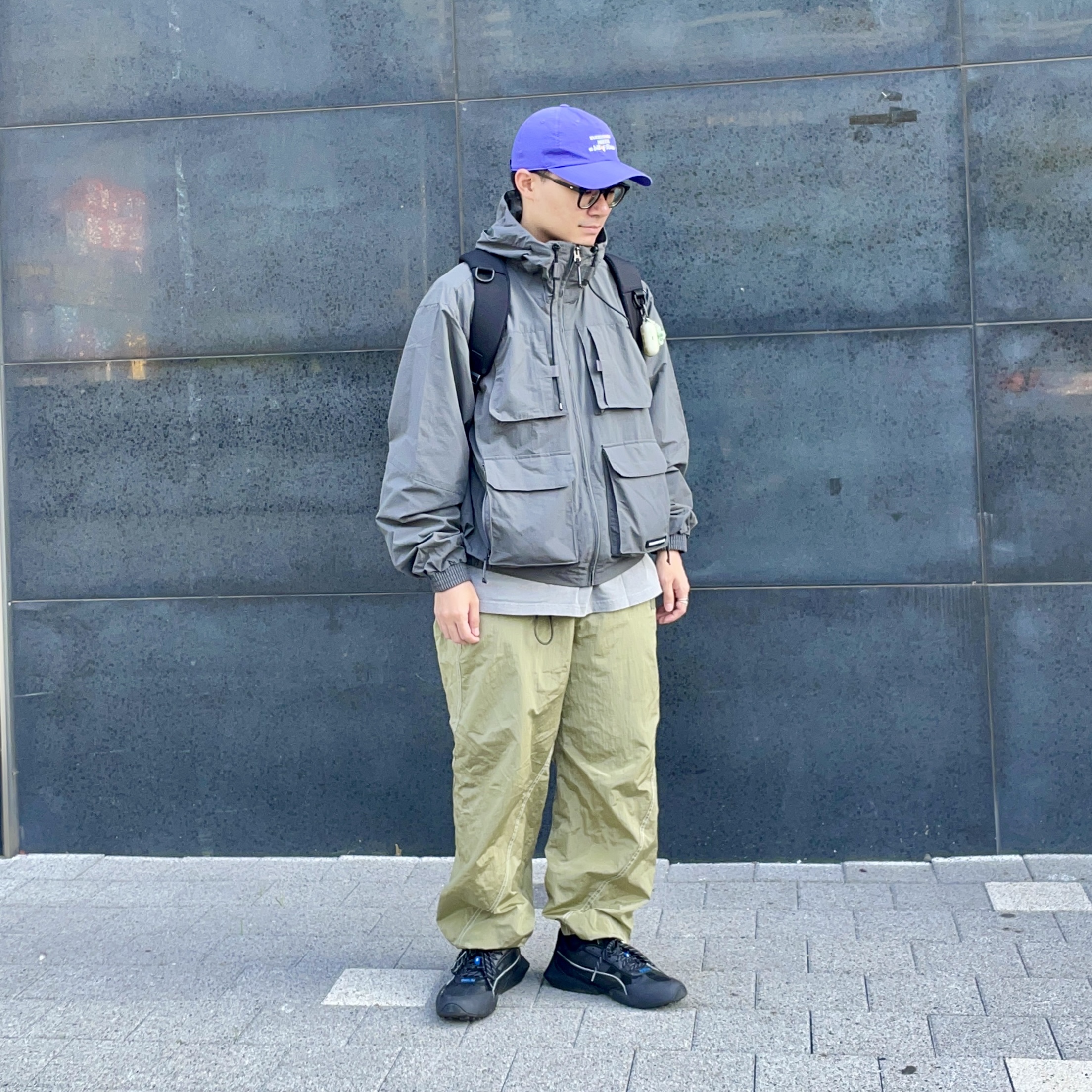 Puma x Ader Error Vaderon Black 착용 스타일