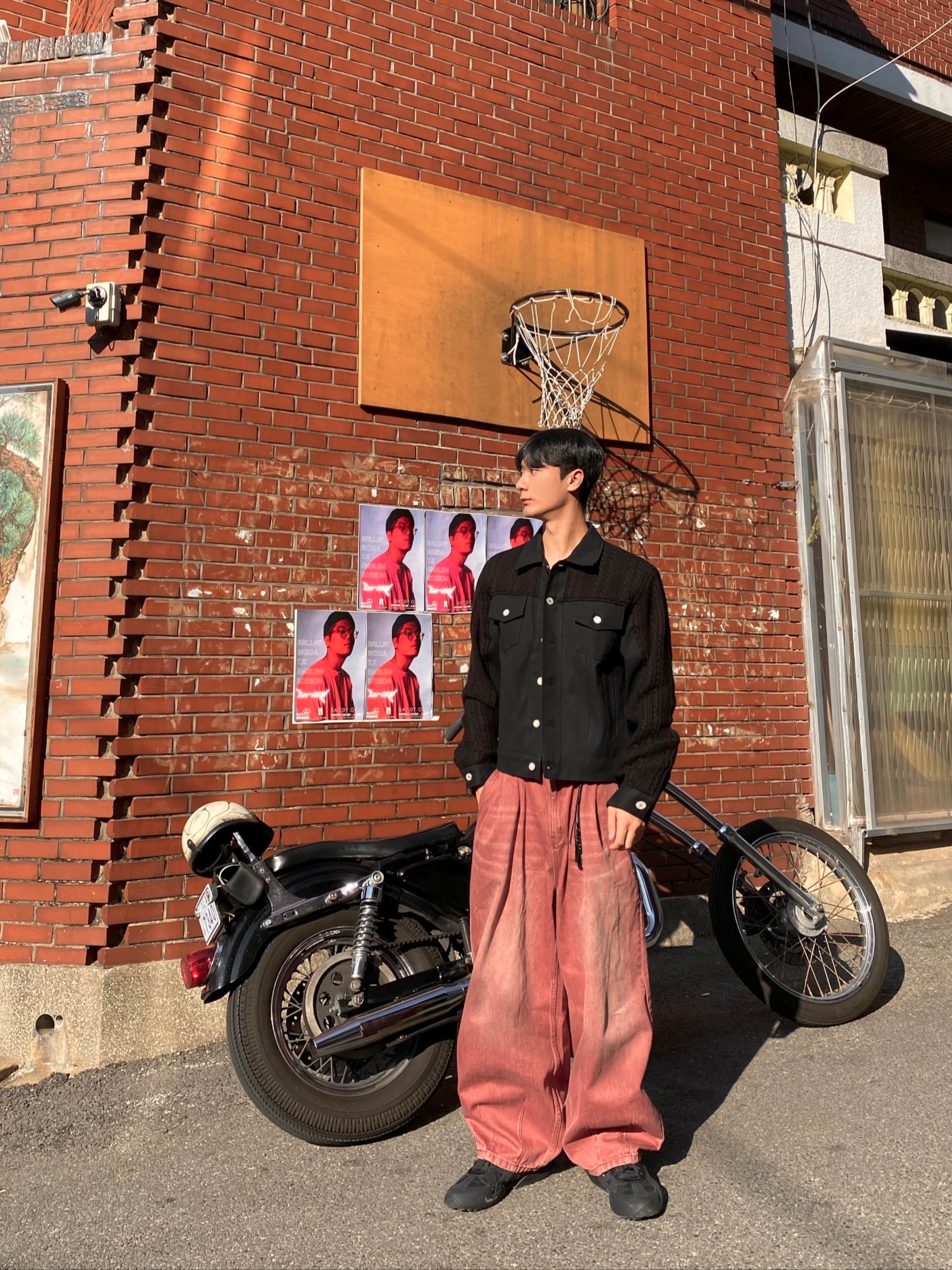 Puma Vaderon Black 착용 스타일 - 2