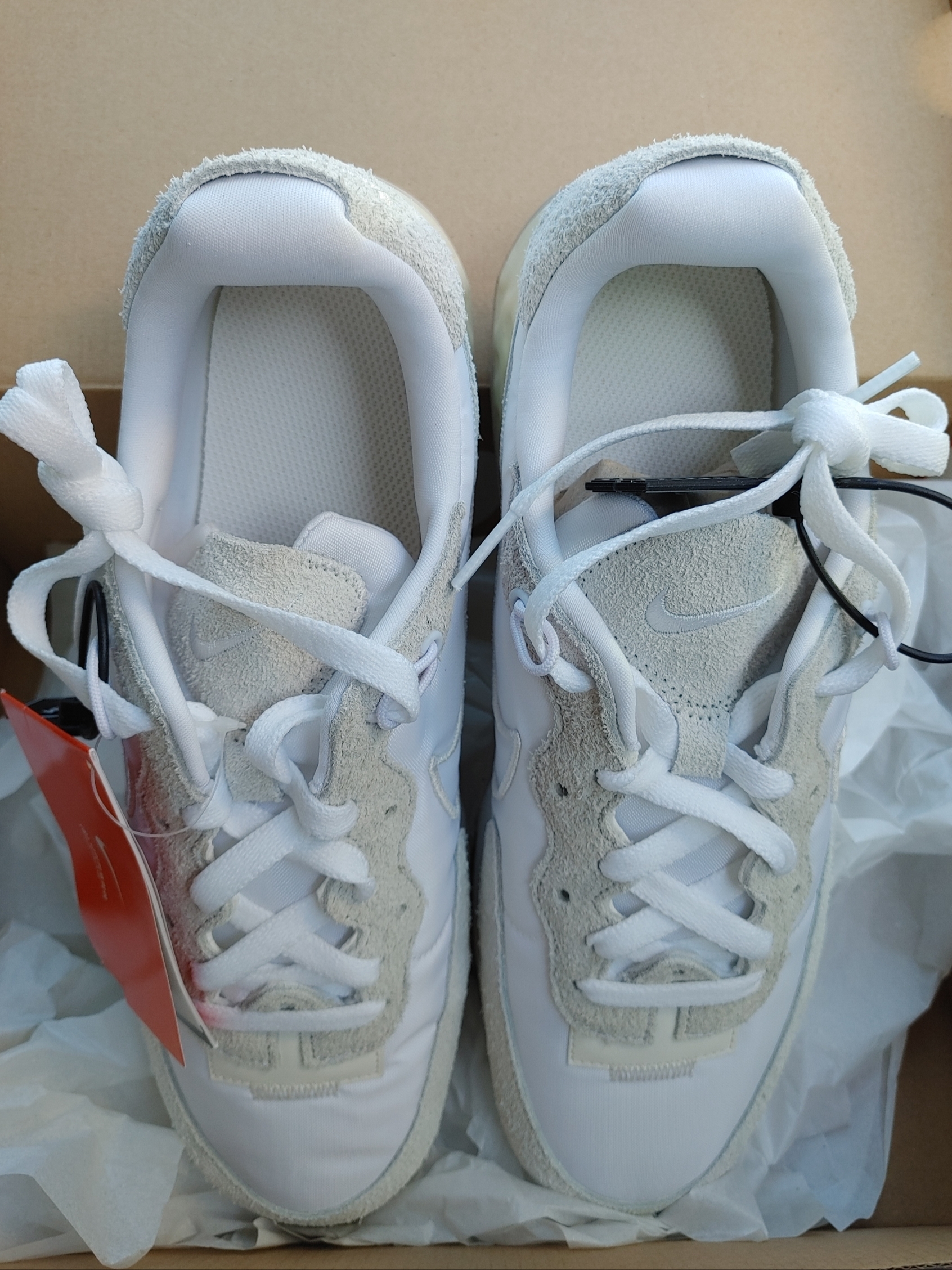 (W) Nike Fontanka Waffle White 착용 스타일 - 3