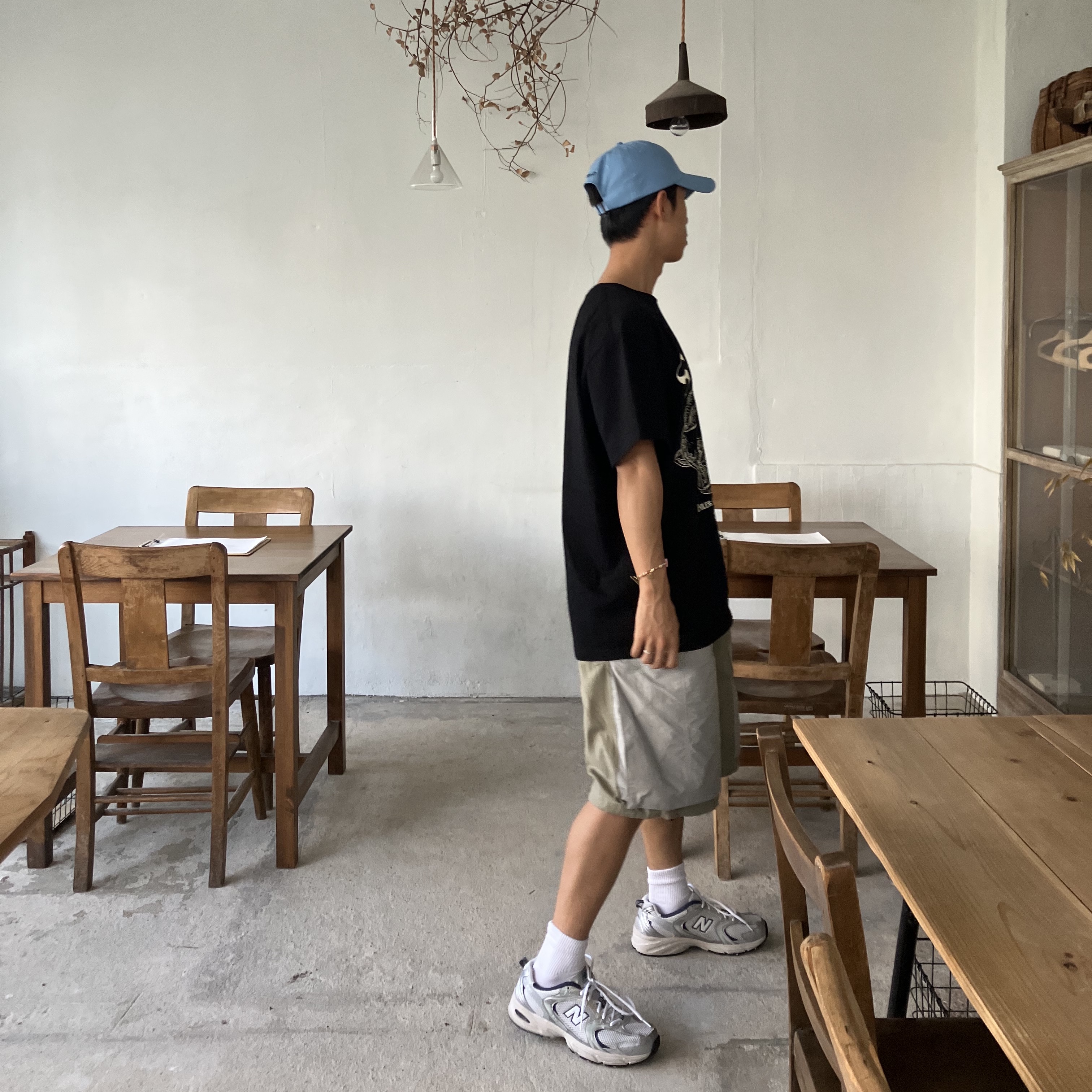 New Balance 530 Steel Grey 착용 스타일 - 5