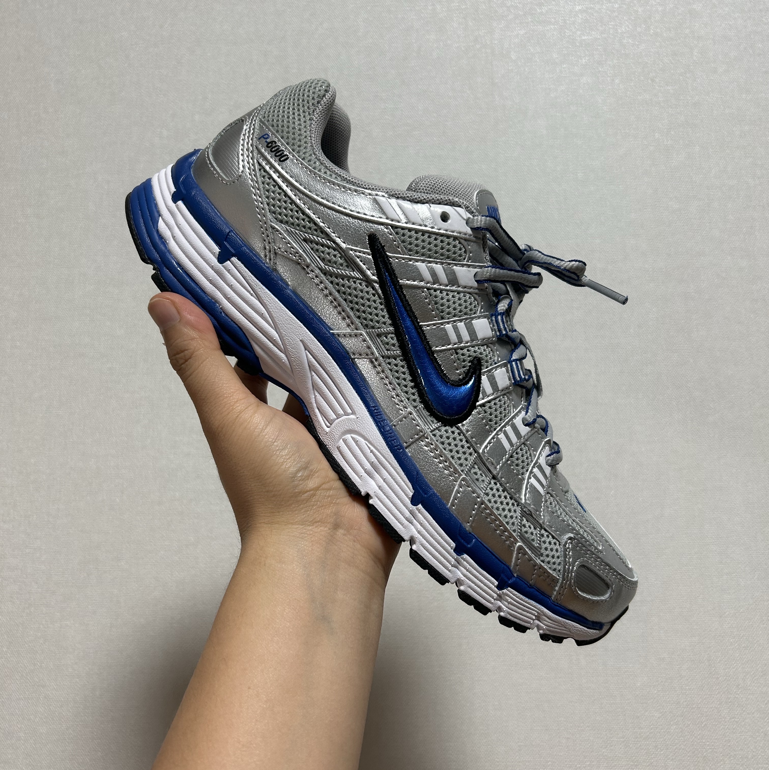 (W) Nike P-6000 Laser Blue 착용 스타일