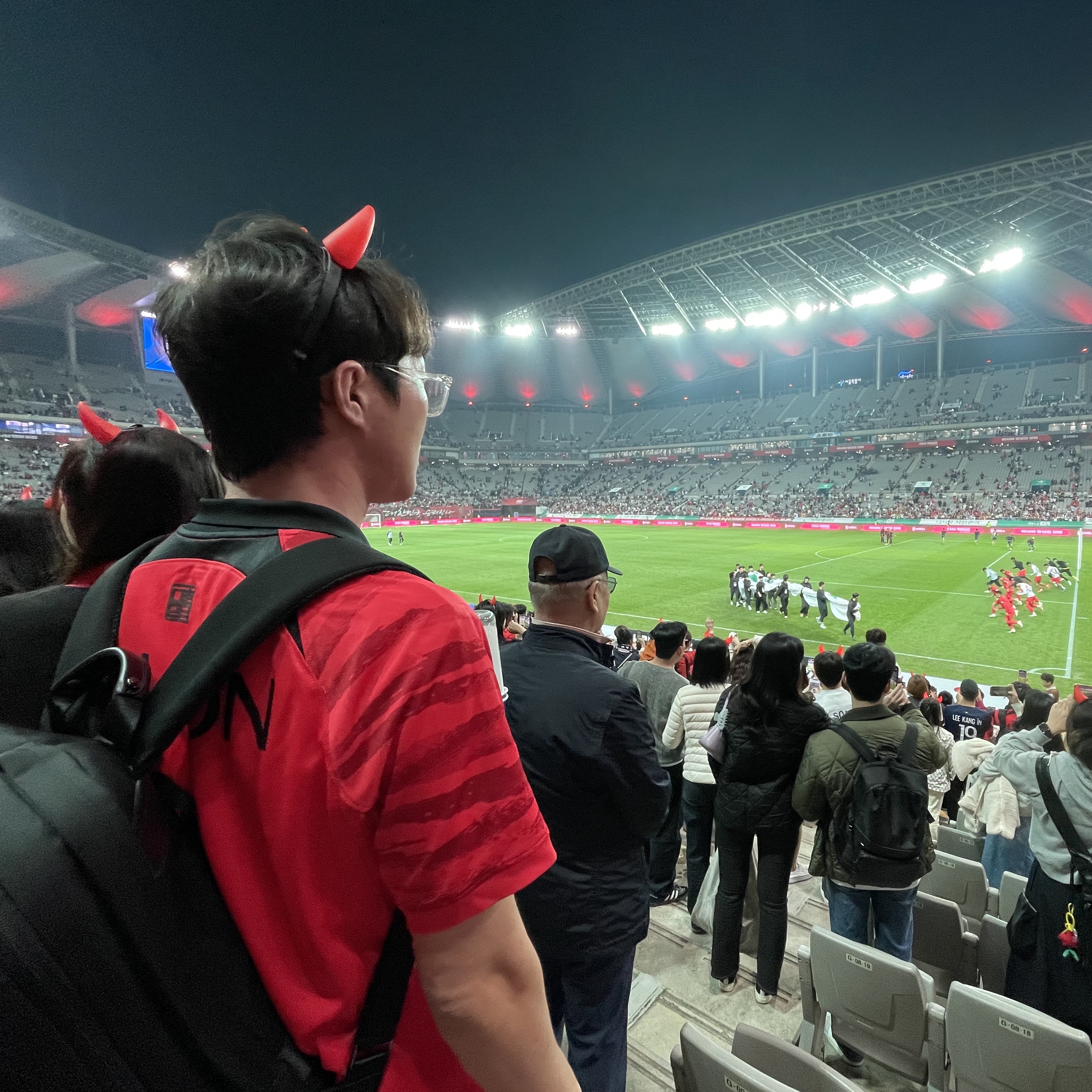Nike Korea Dri-Fit Stadium Home SS Jersey Global Red - Asia (Non Marking Ver.) 착용 스타일 - 5