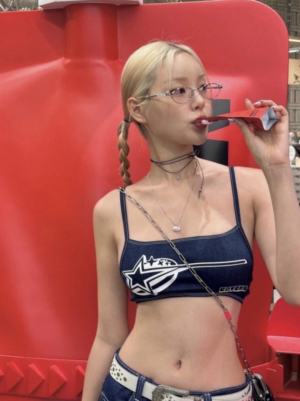 Gentle Monster x D'heygere Pierced 02 Silver, Gentle Monster x D'heygere Tiara 02 Silver 착용 스타일 - 6