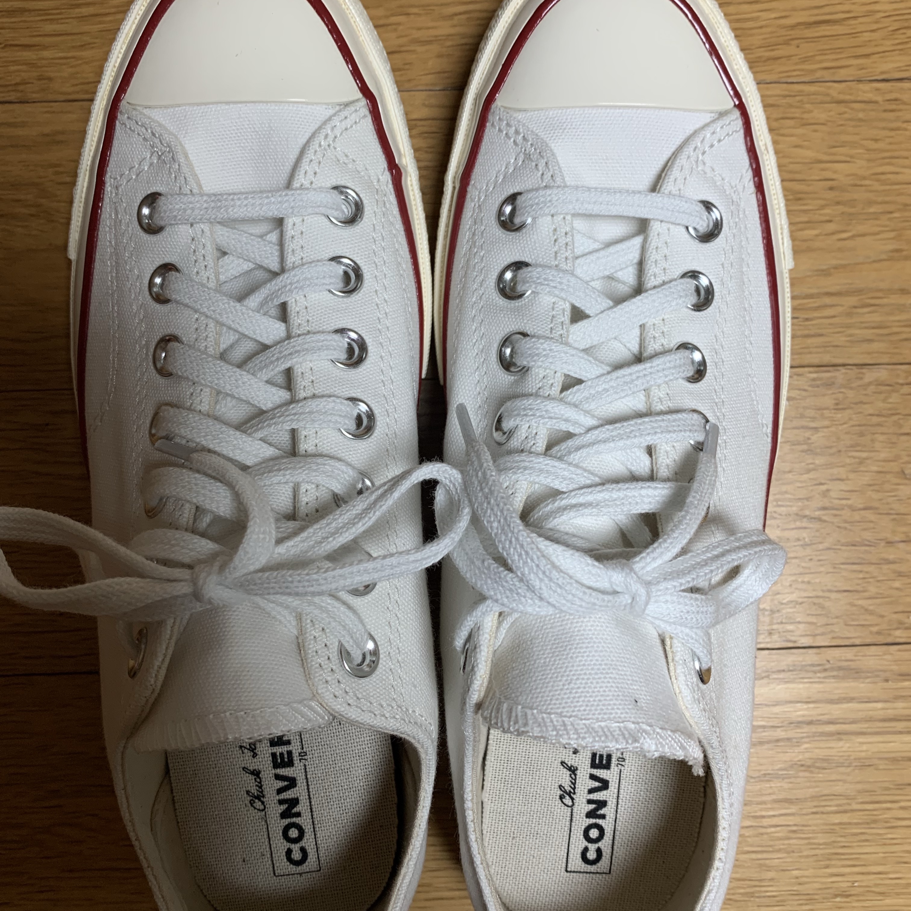 Converse Chuck 70 Ox White - Standard 착용 스타일