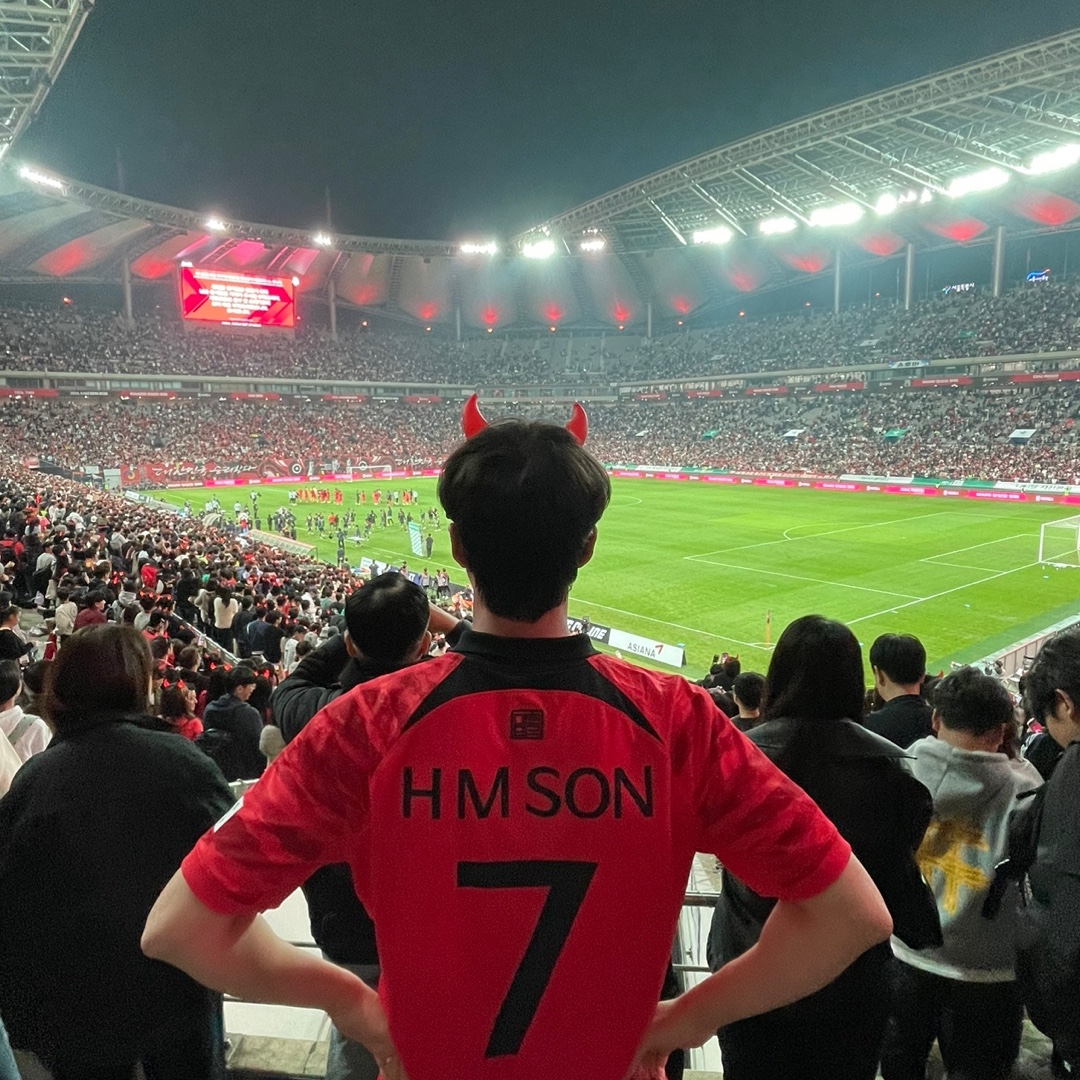Nike Korea Dri-Fit Stadium Home SS Jersey Global Red - Asia (Non Marking Ver.) 착용 스타일 - 1