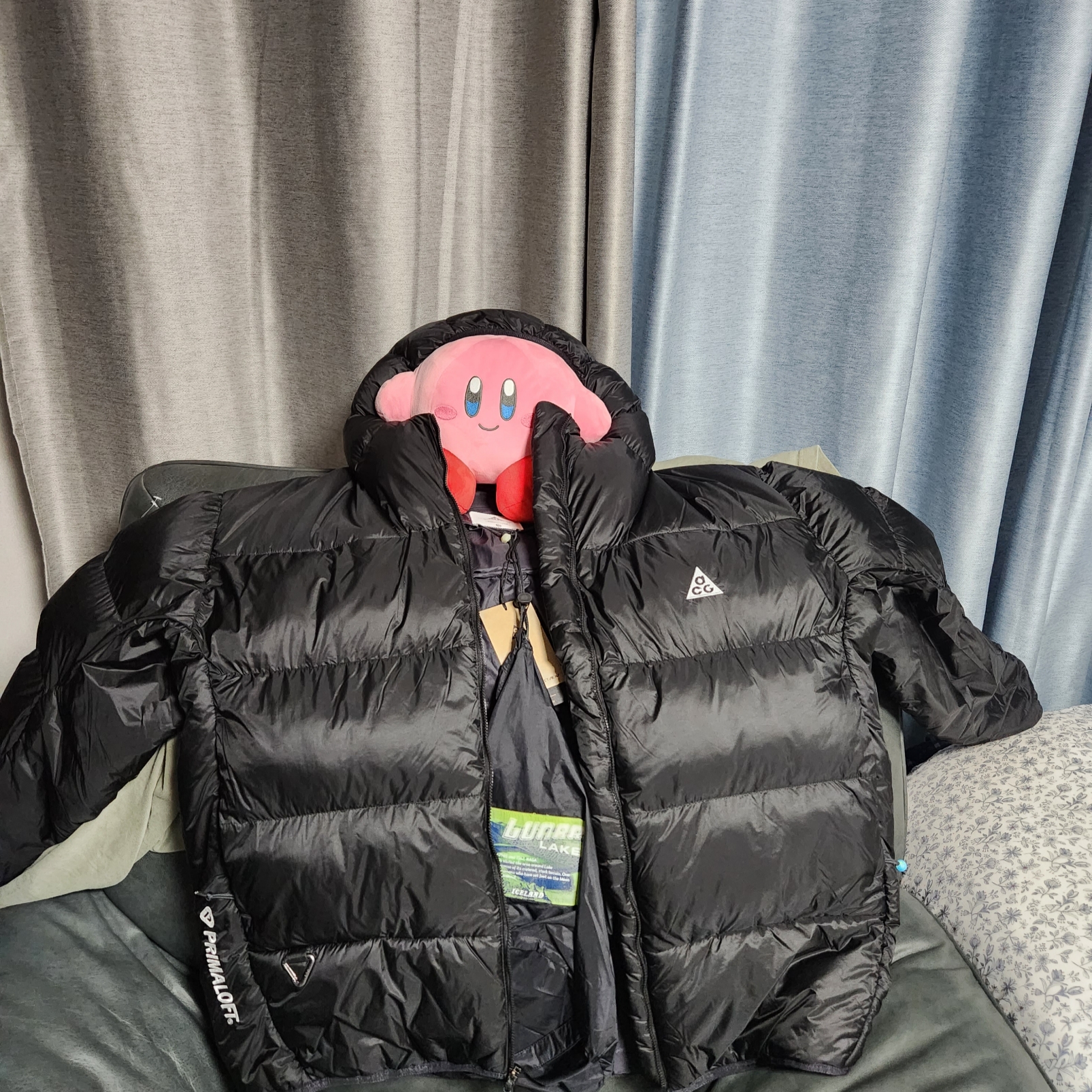 Nike ACG Therma-Fit ADV Lunar Lake Puffer Jacket Black - Asia 착용 스타일
