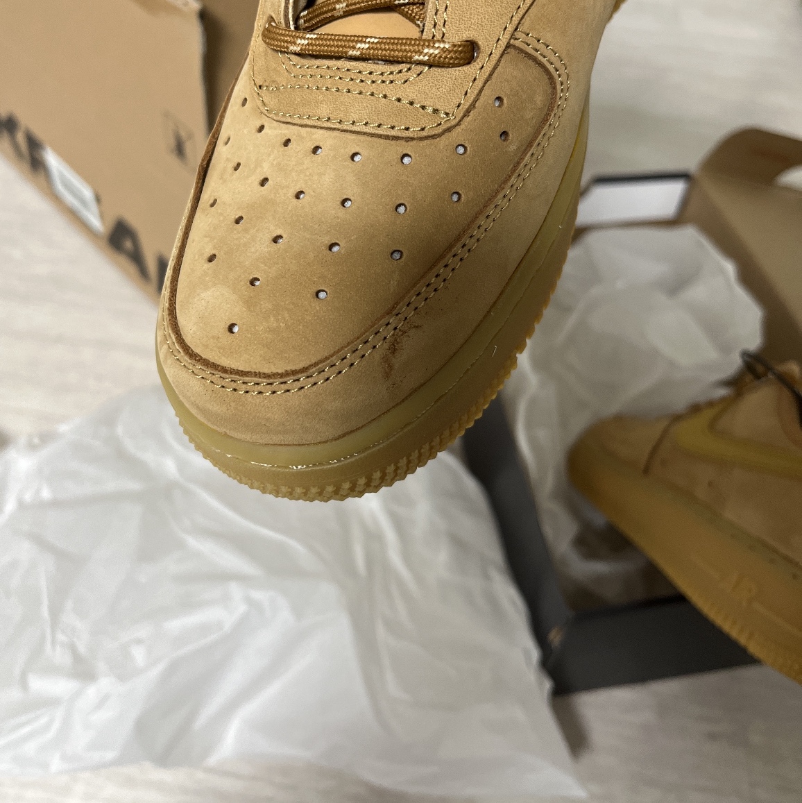 Nike Air Force 1 '07 WB Flax 착용 스타일 - 2